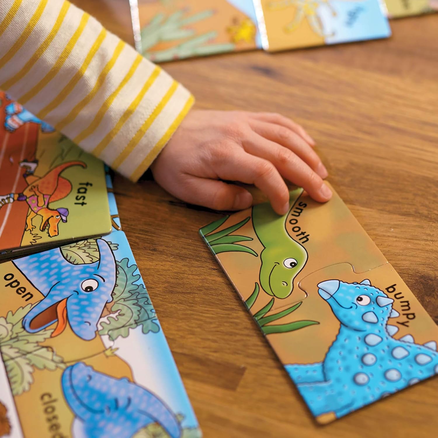 Orchard Toys Dinosaur Opposites Activity Puzzles - 20 Two-Piece Educational Puzzles for Ages 3-6 2