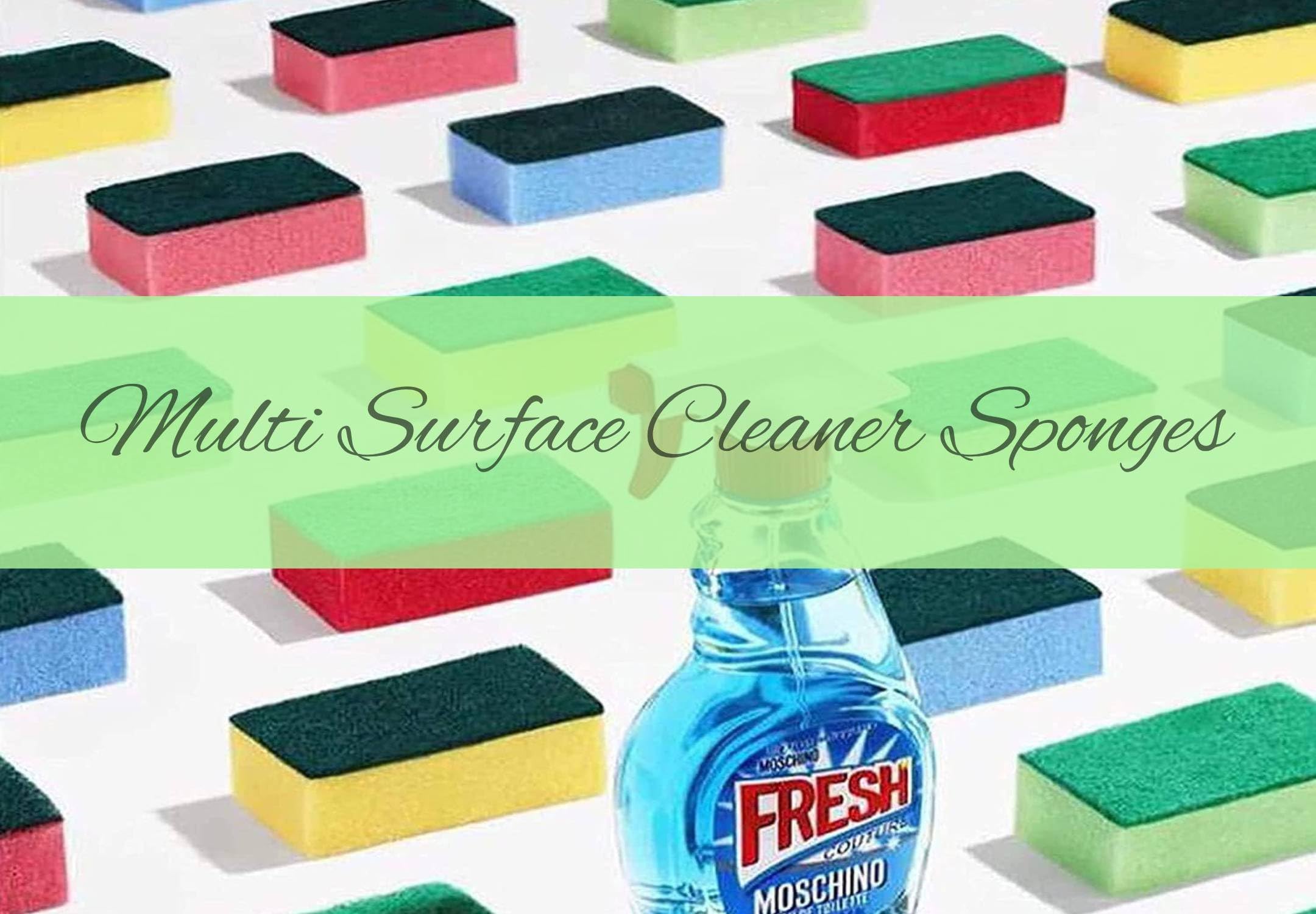 HomeSmith - Colourful Dual-Sided Sponge Scourers - Reusable Non-Scratch Dish Washing & Cleaning Sponges - Pack of 20 2