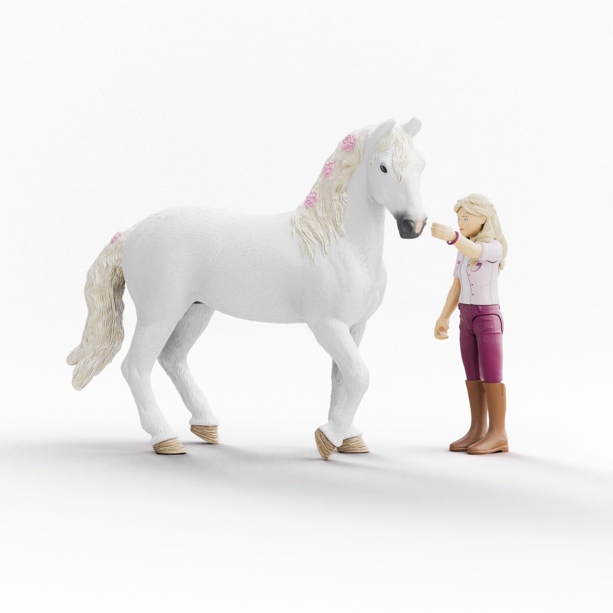 Schleich Horse Club - Sofia & Blossom Movable Figure with Horse Accessories 42713 9