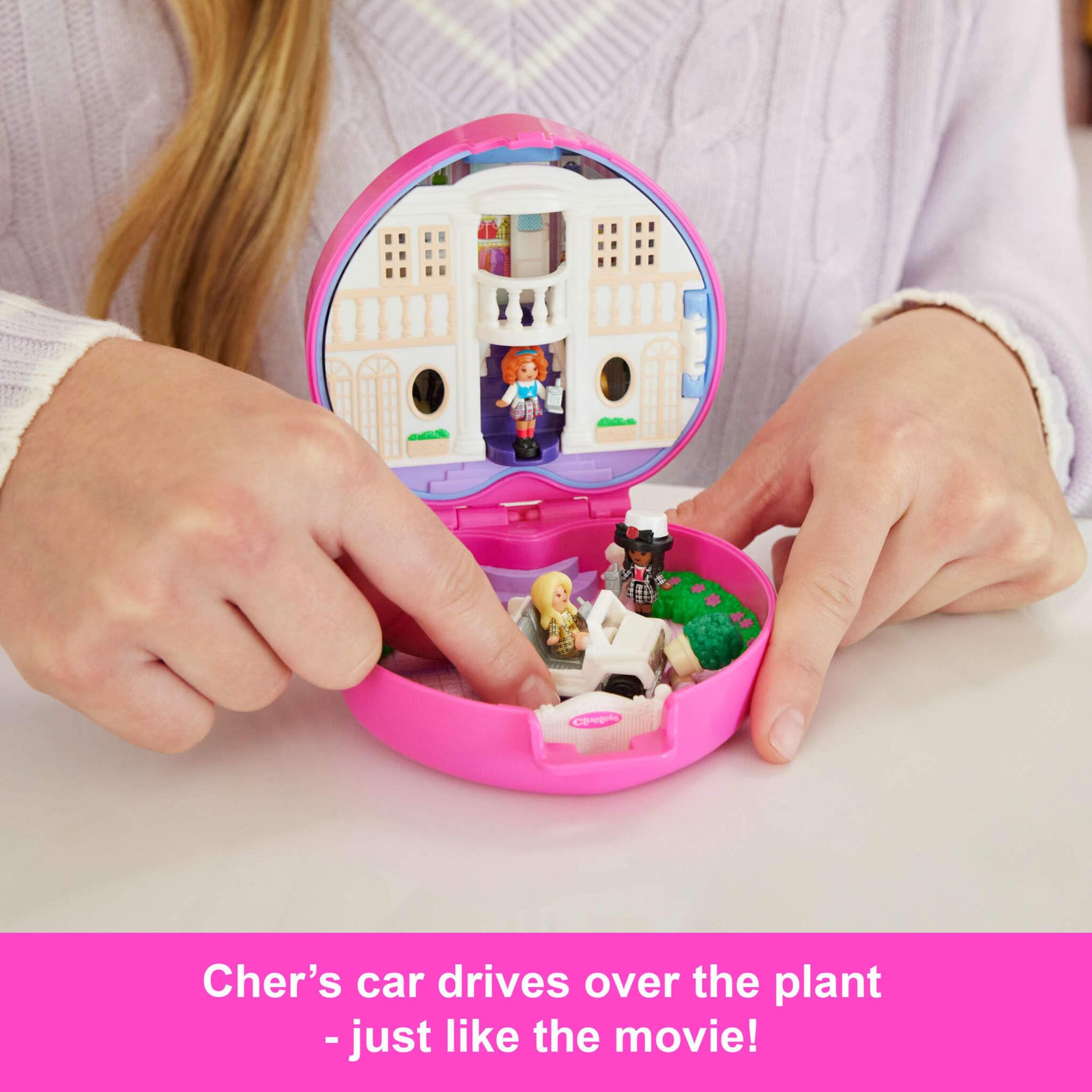 Polly Pocket x Clueless Collector Compact - Micro Dolls & Playset for Ages 4-10 2