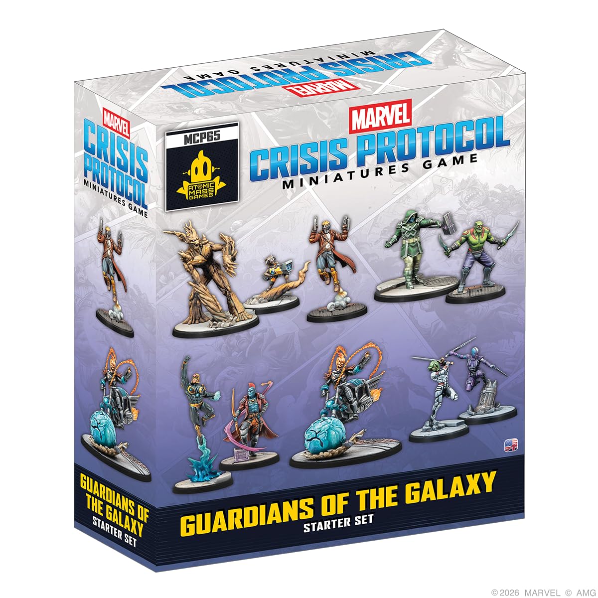 Asmodee Marvel Crisis Protocol Guardians of the Galaxy Starter Set | 2 Players | 45 Minutes Playtime | Ages 14+