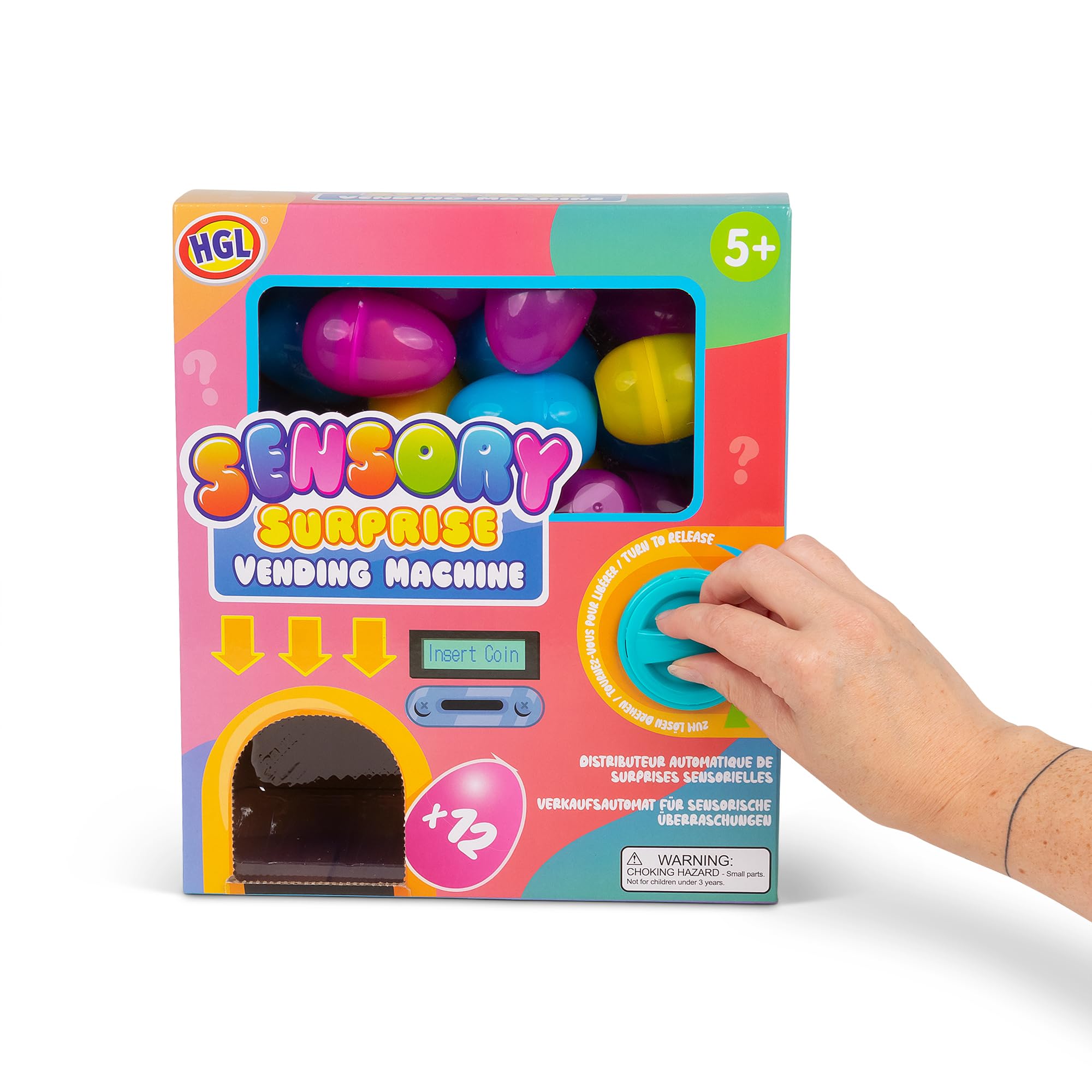 HGL Sensory Surprise Vending Machine - Interactive Fidget Toy Set for Kids 5+ 5