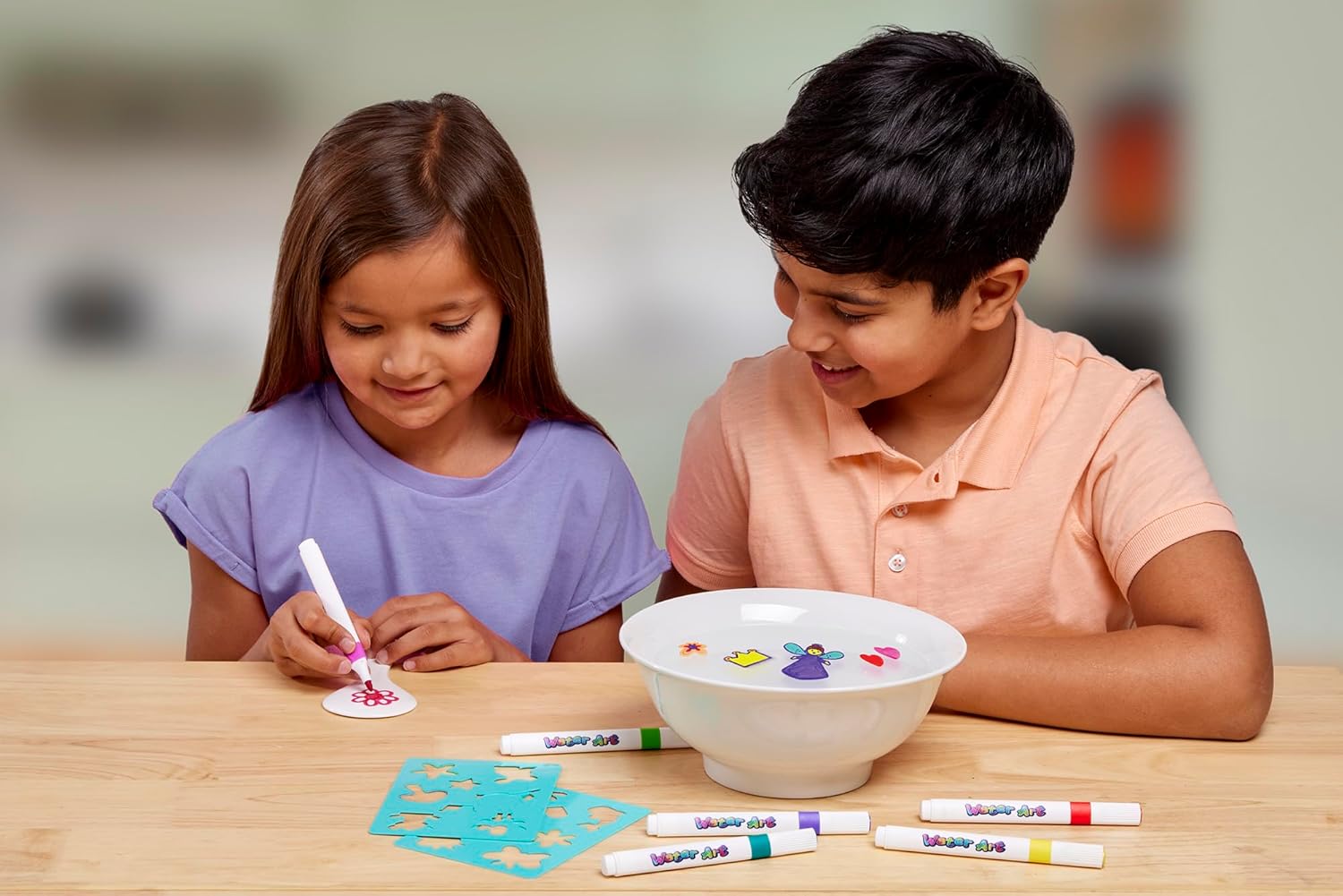 Water Art X-WA1003F Fairy Garden 6-Pen Craft Set - Arts & Crafts for Kids