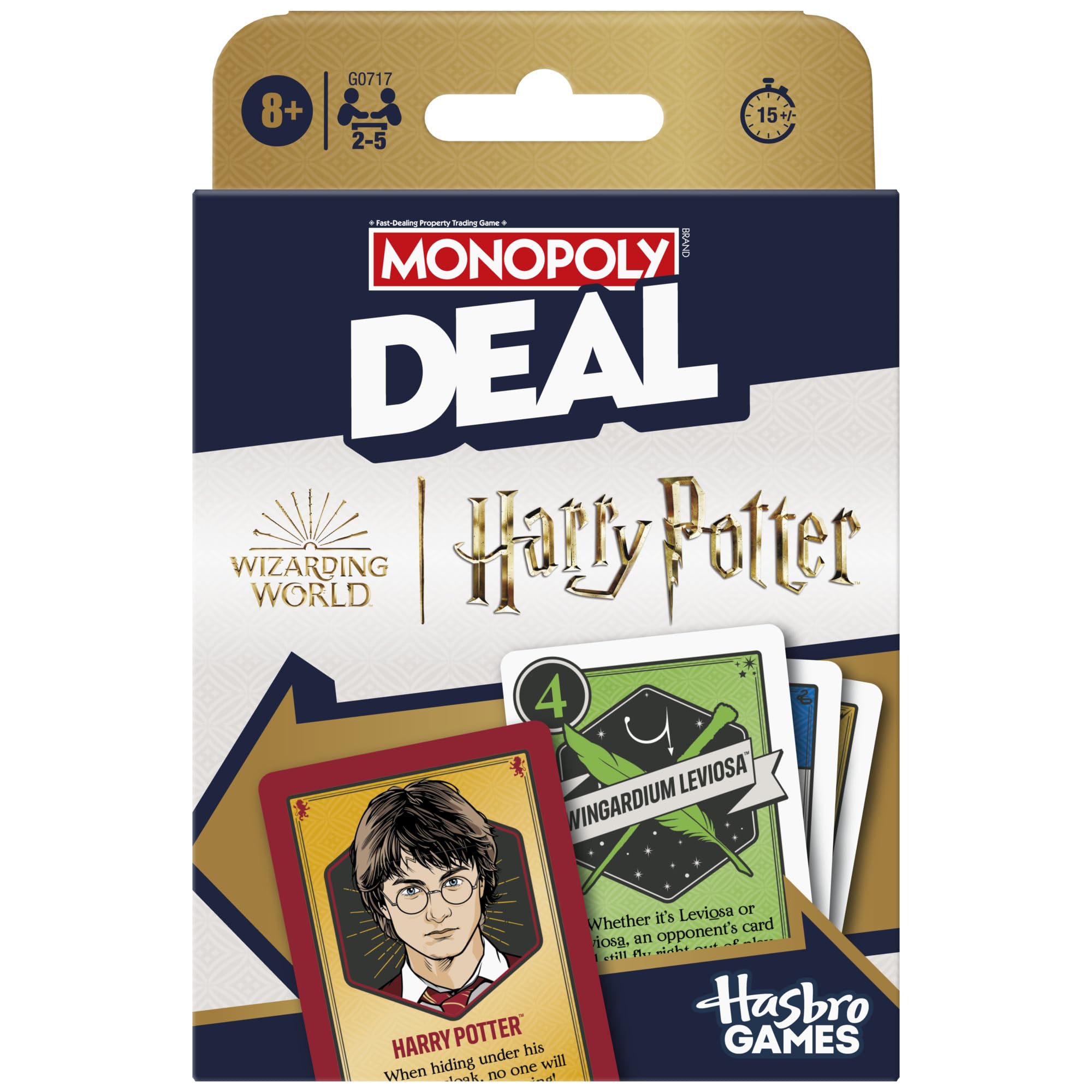 Monopoly Monopoly Deal: Harry Potter Card Game - Fast Family Party Game with Spells & Magical Items, 2–5 Players 1