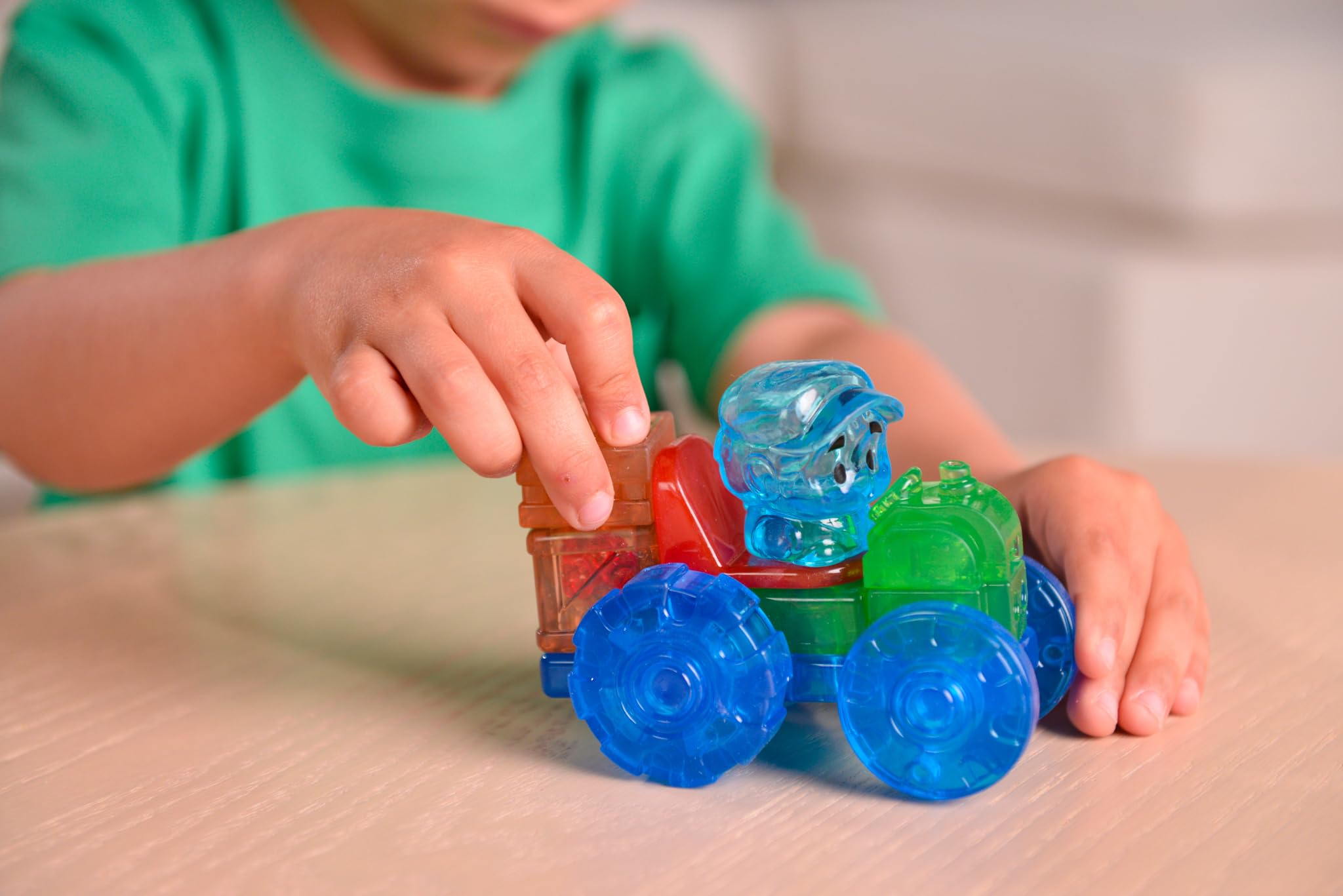 Jelly Blox Farm Set - Squishy Building Blocks for Toddlers 2+ 3