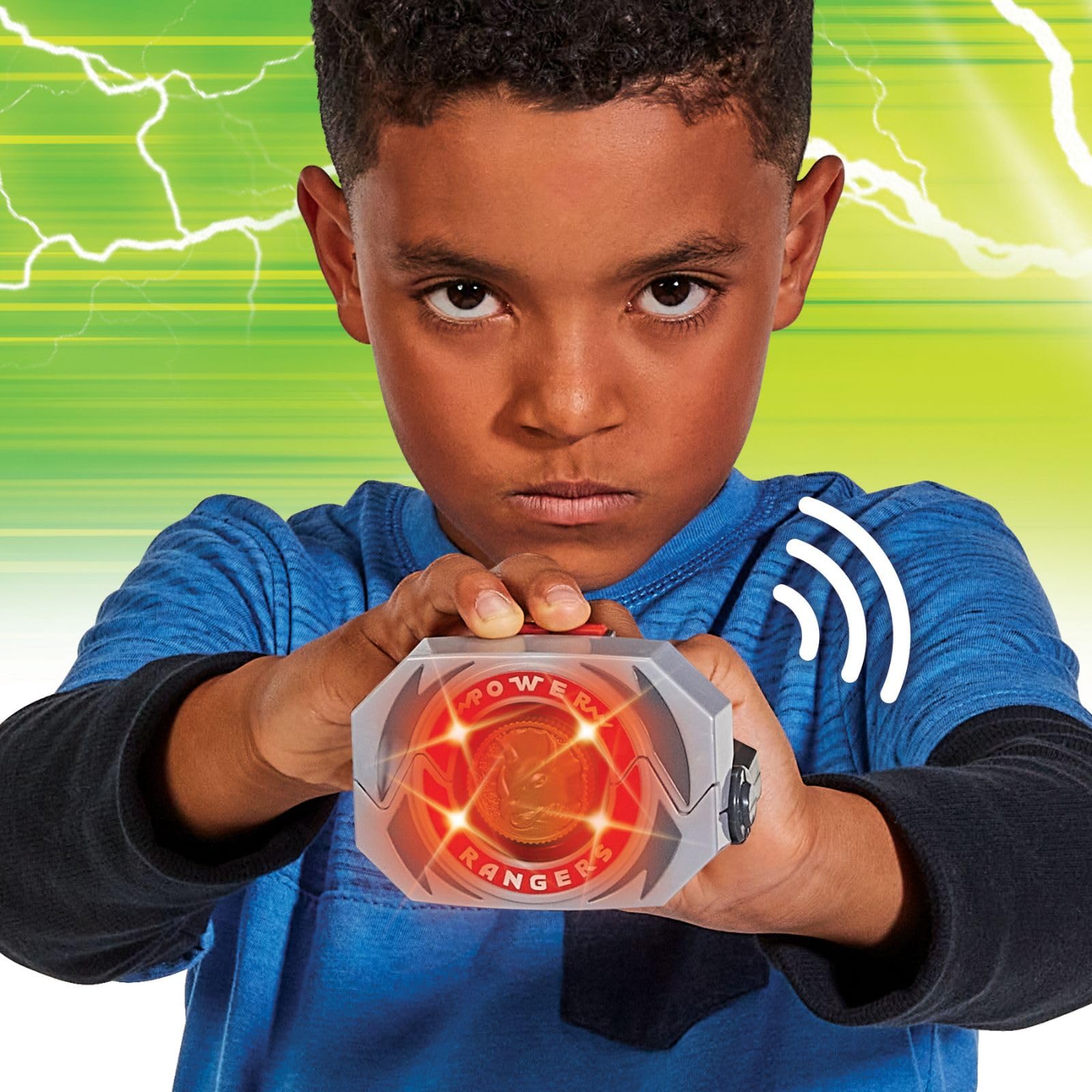 Power Rangers Power Morpher Role Play with 5 Power Coins | Lights & Sounds | Ages 4+ 2