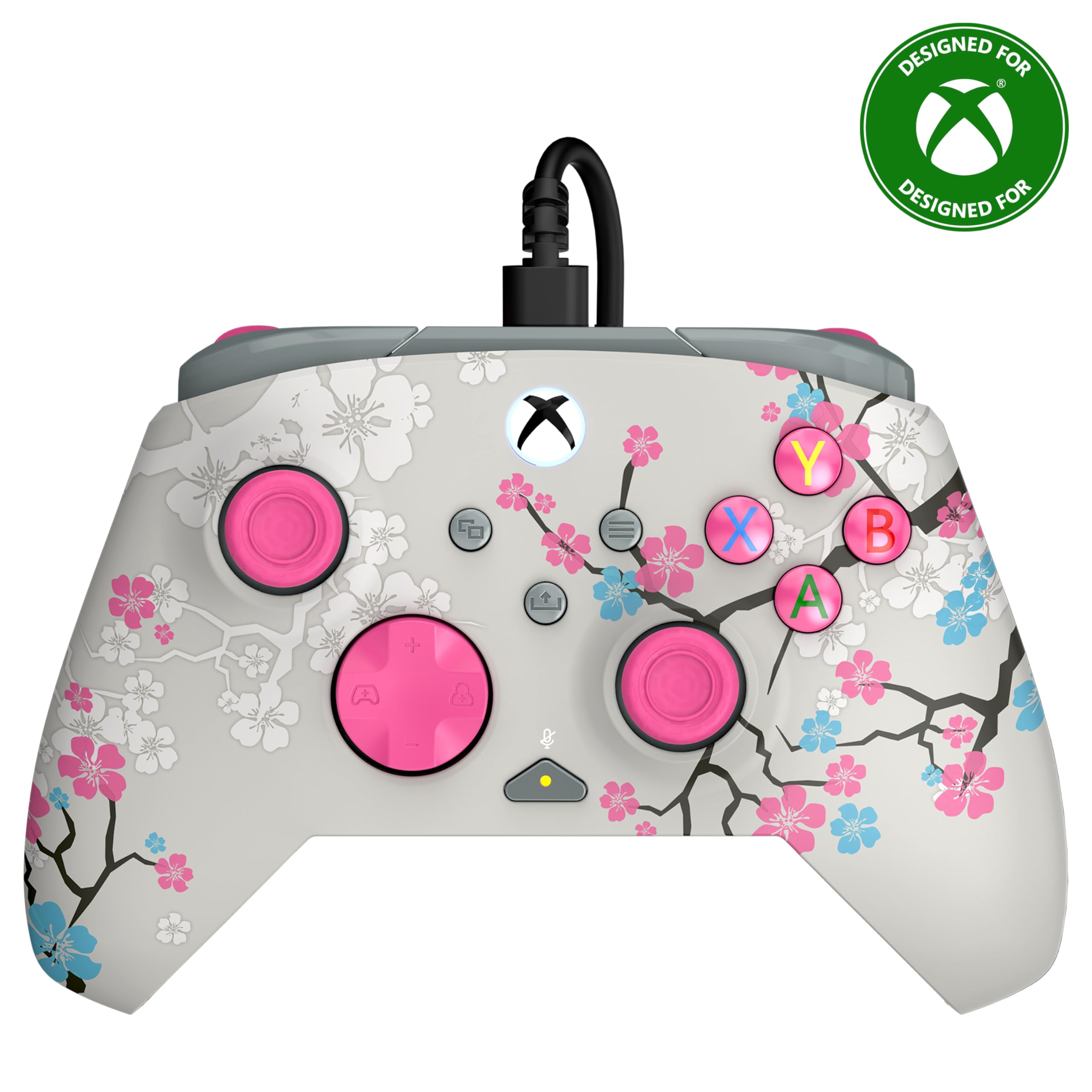Turtle Beach Rematch Advanced Cherry Blossom Wired Gaming Controller for Xbox and PC 1