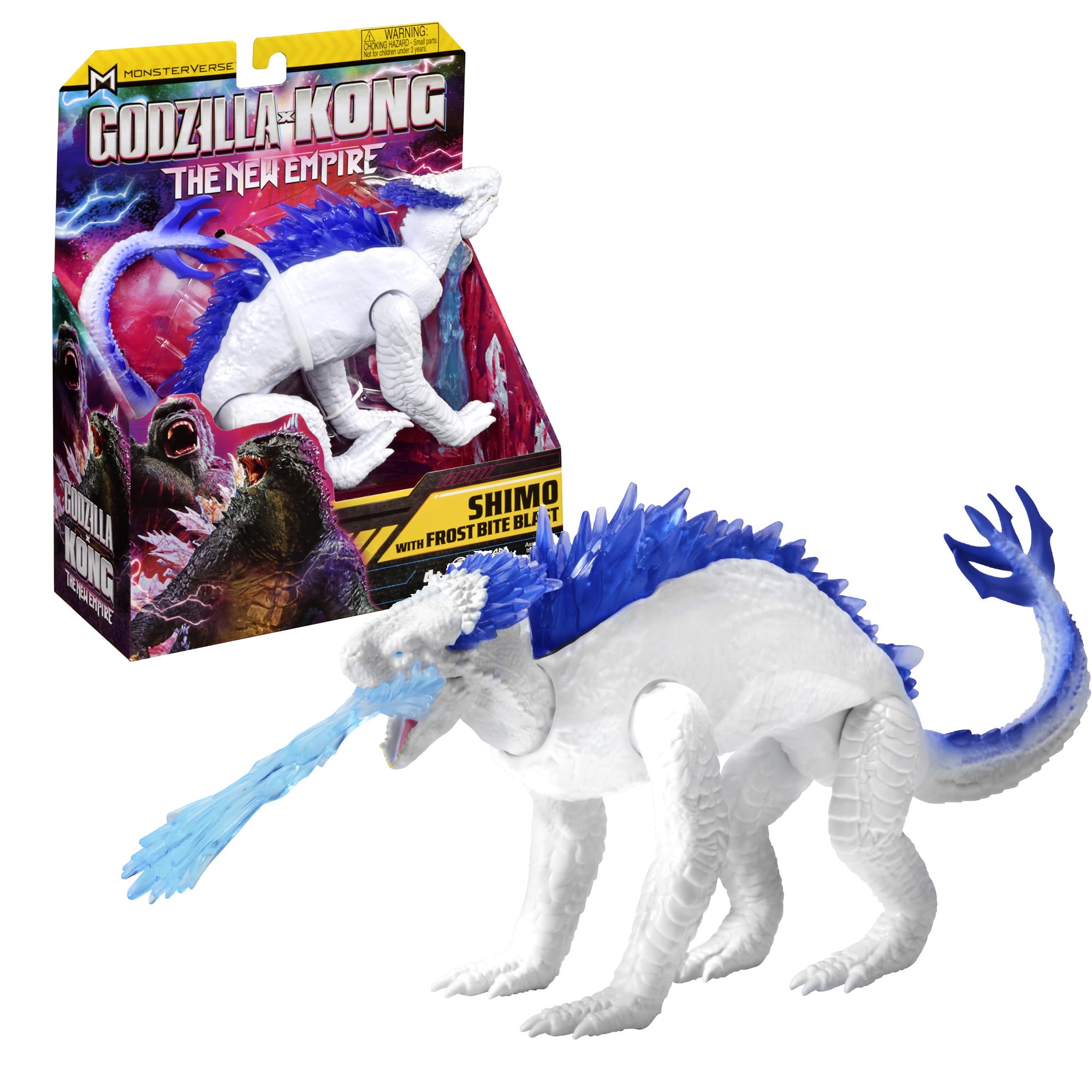 MonsterVerse Shimo Action Figure Toy - 6-Inch, Frost Bite Feature | Ages 4+