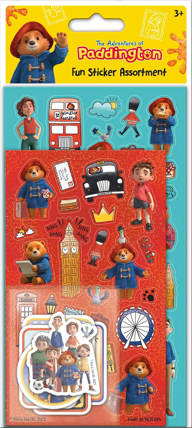 Paper Projects The Adventures of Paddington - Paddington Bear Assorted Sticker Pack