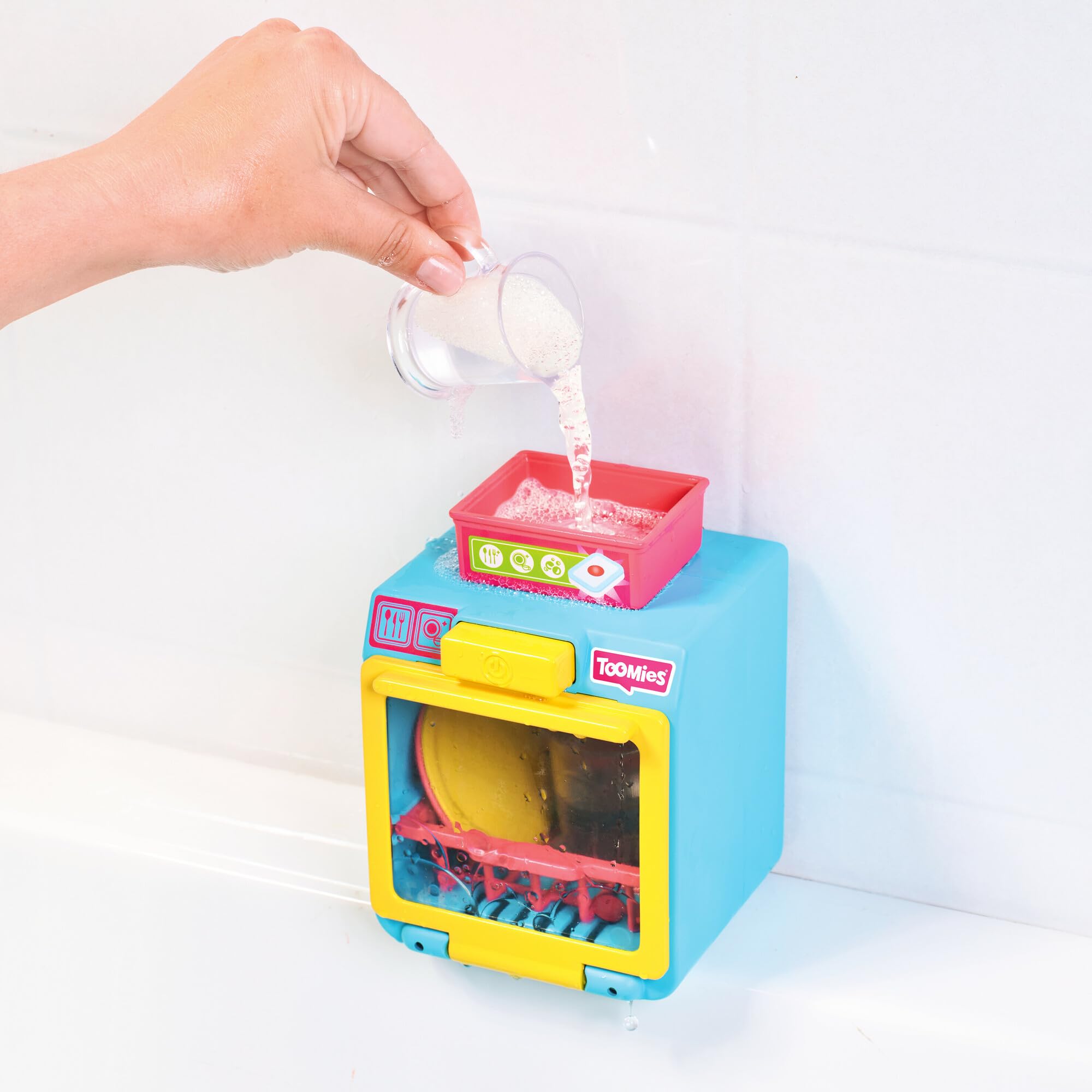TOMY Toomies Spin & Splash Dishwasher – Interactive Bath Toy for Toddlers 18M+ 2