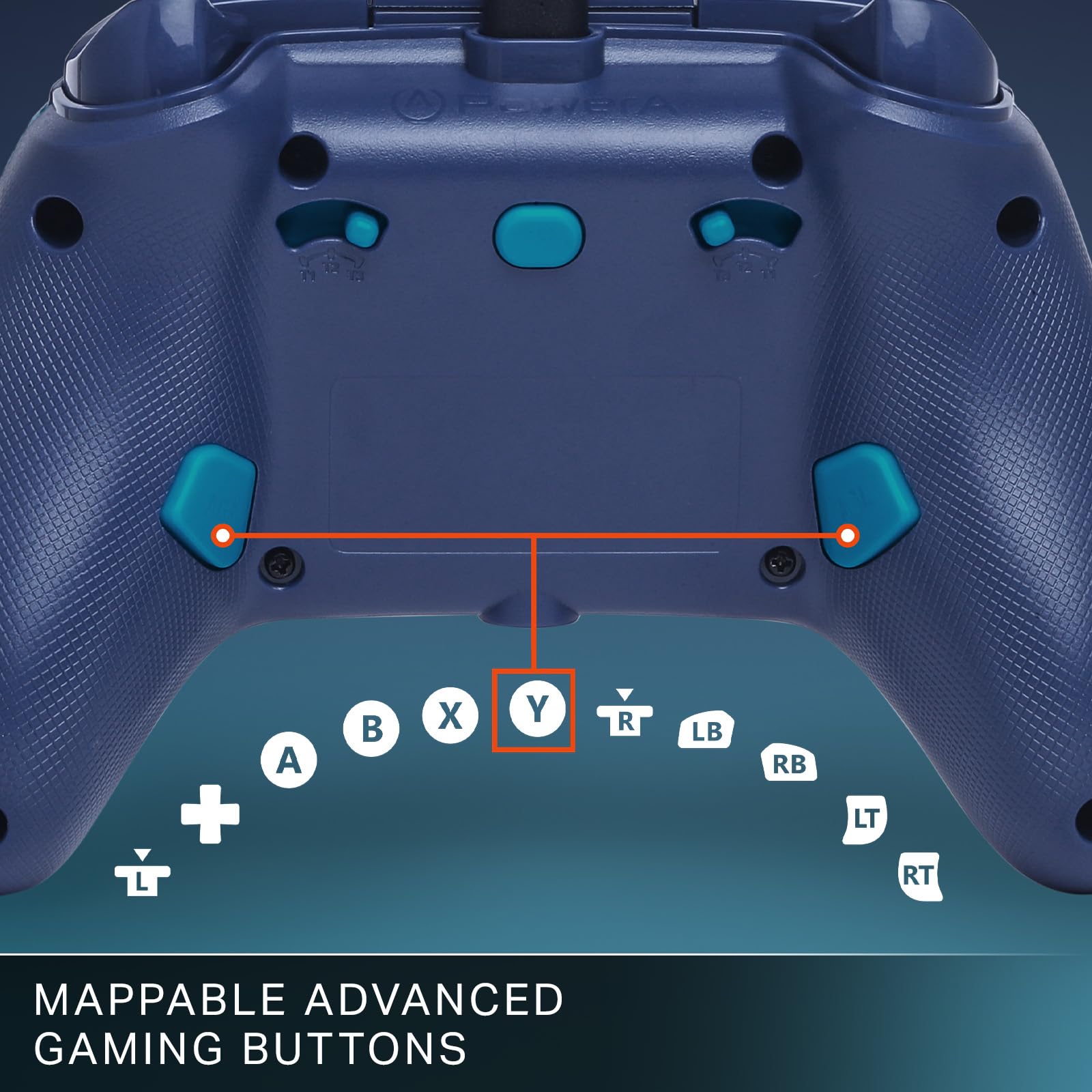 PowerA Advantage Wired Controller - Aqua Wave [Xbox Series X|S] 4