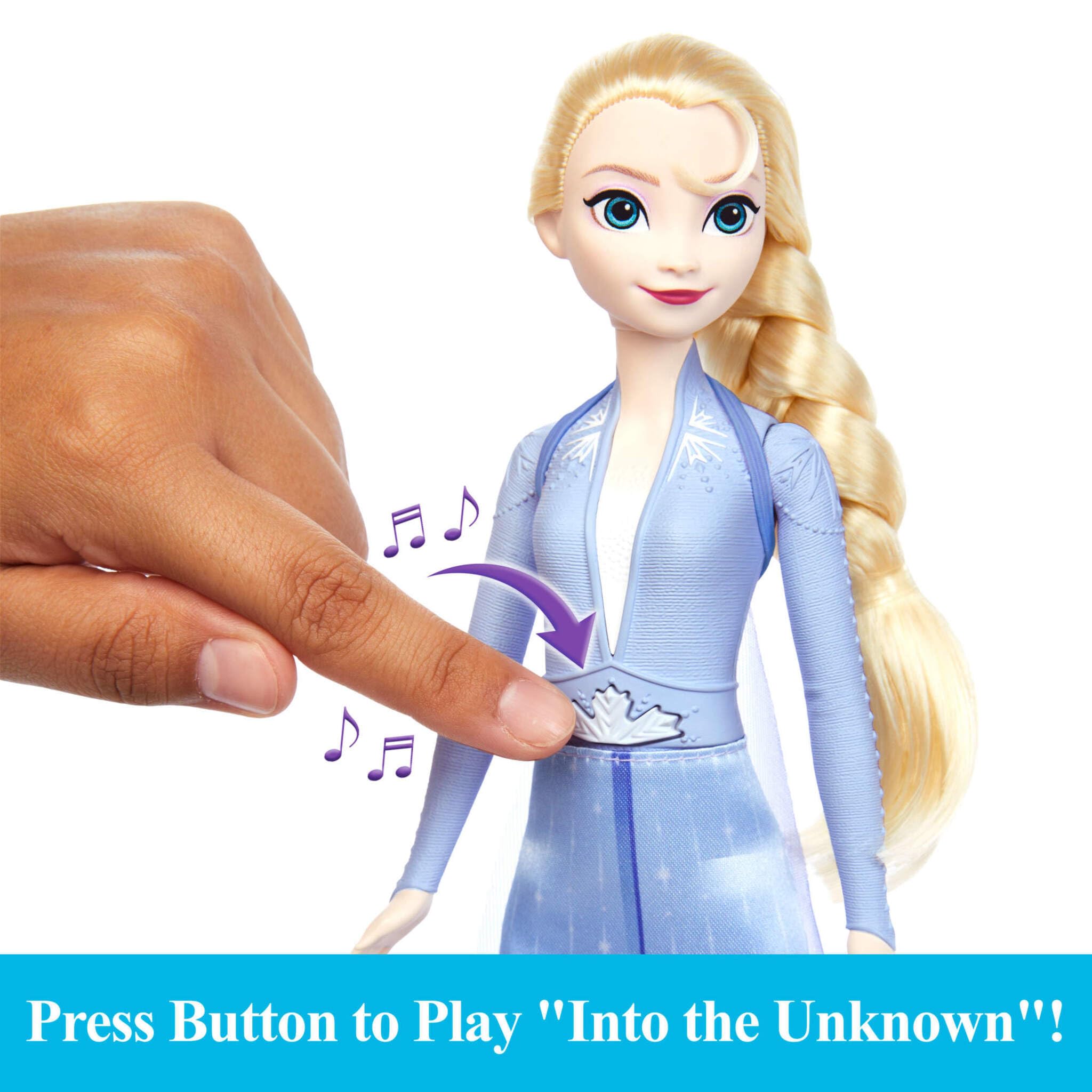 Mattel Disney Frozen 2 Singing Elsa Fashion Doll | Multilingual Sound | Ages 3+ 3