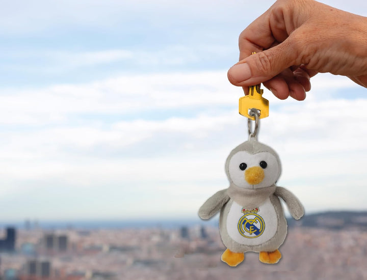 CyP Brands Real Madrid Penguin Plush Keychain Backpack Pendant (M)