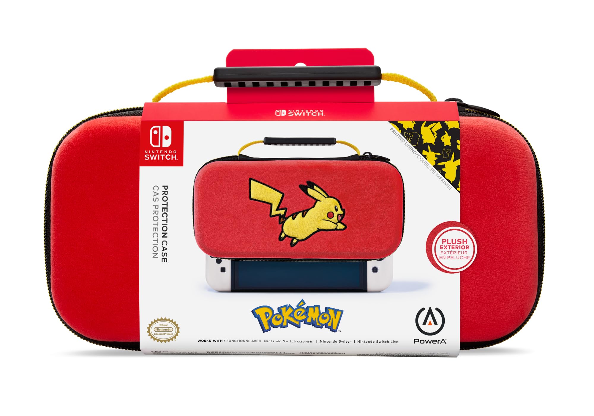 PowerA Protection Case for Nintendo Switch, Switch Lite & OLED Model - Pikachu Jump 2