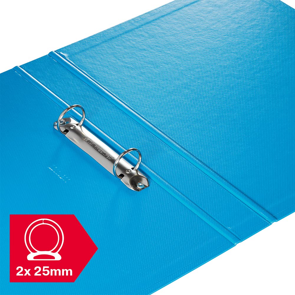 Rexel Choices A4 O-Ring Binder - 25mm Spine, 190 Sheet Capacity | Polypropylene | Assorted Colors 5