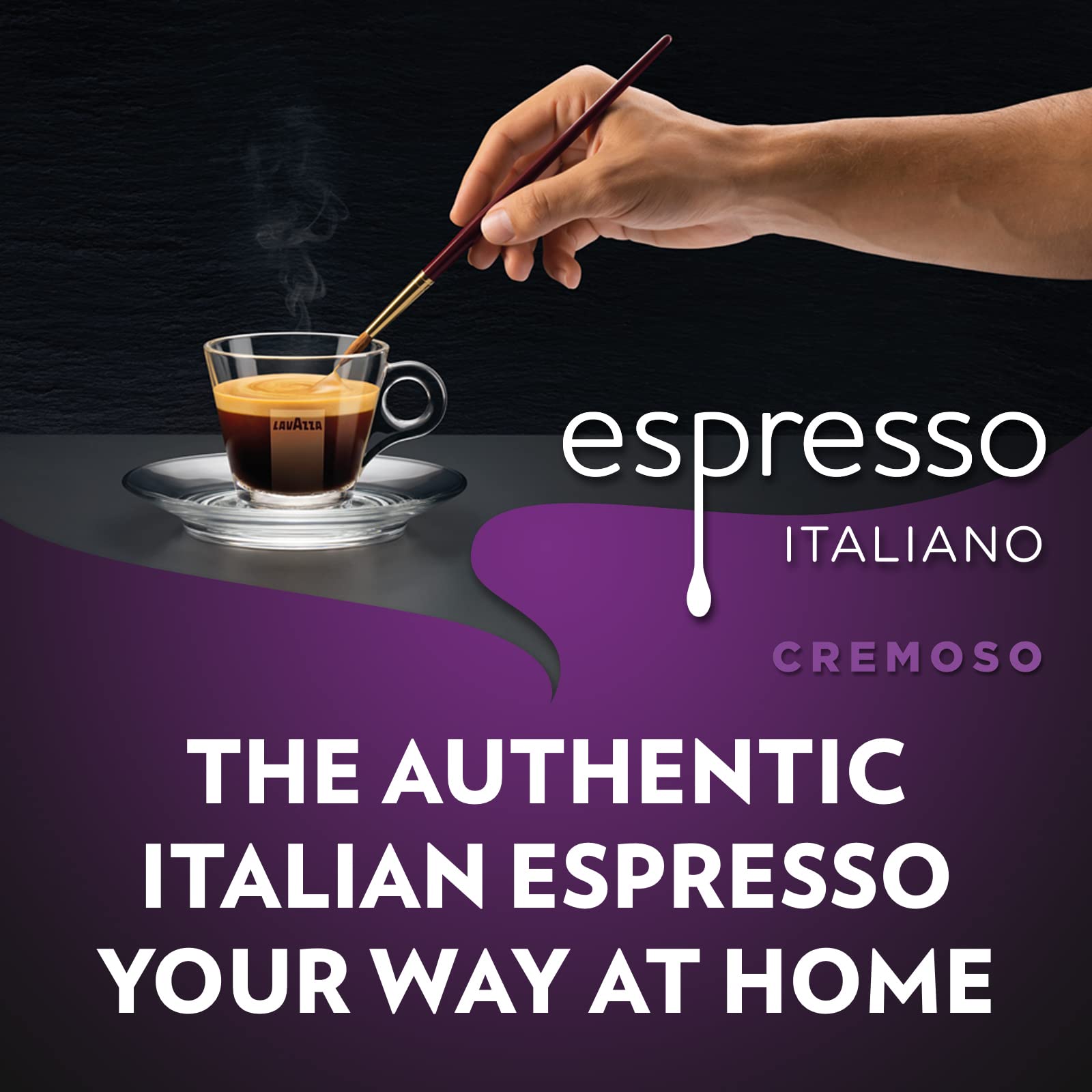 Lavazza Espresso Cremoso Whole Coffee Beans - 1kg Pack | Medium Roast | Arabica