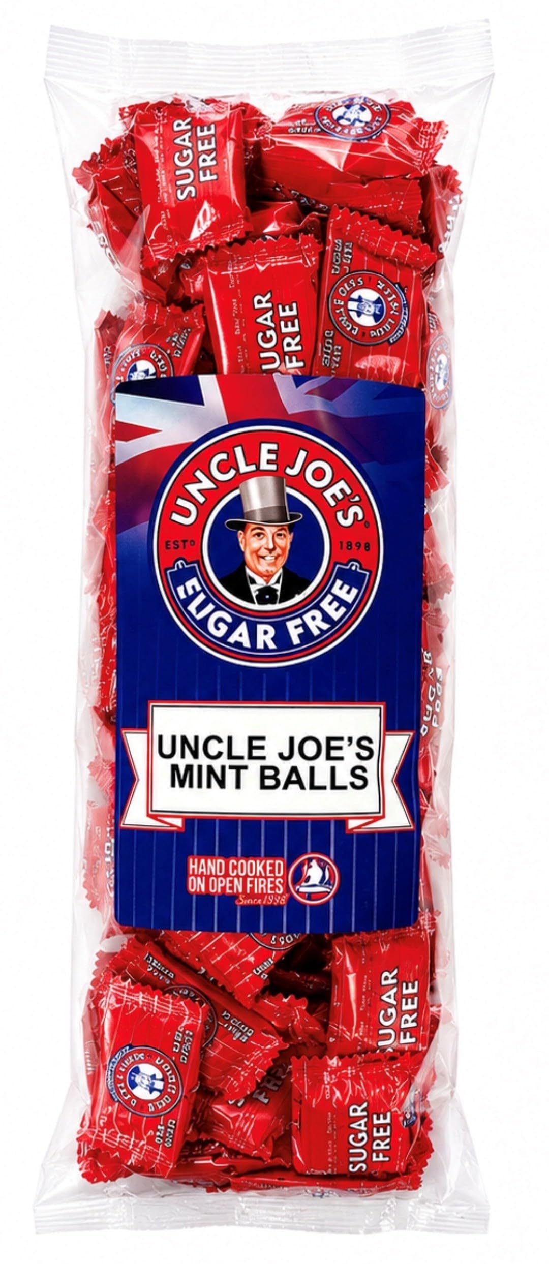 Uncle Joe's Sugar Free Mint Balls - Refreshing Mint Flavour | 454g Bag 1