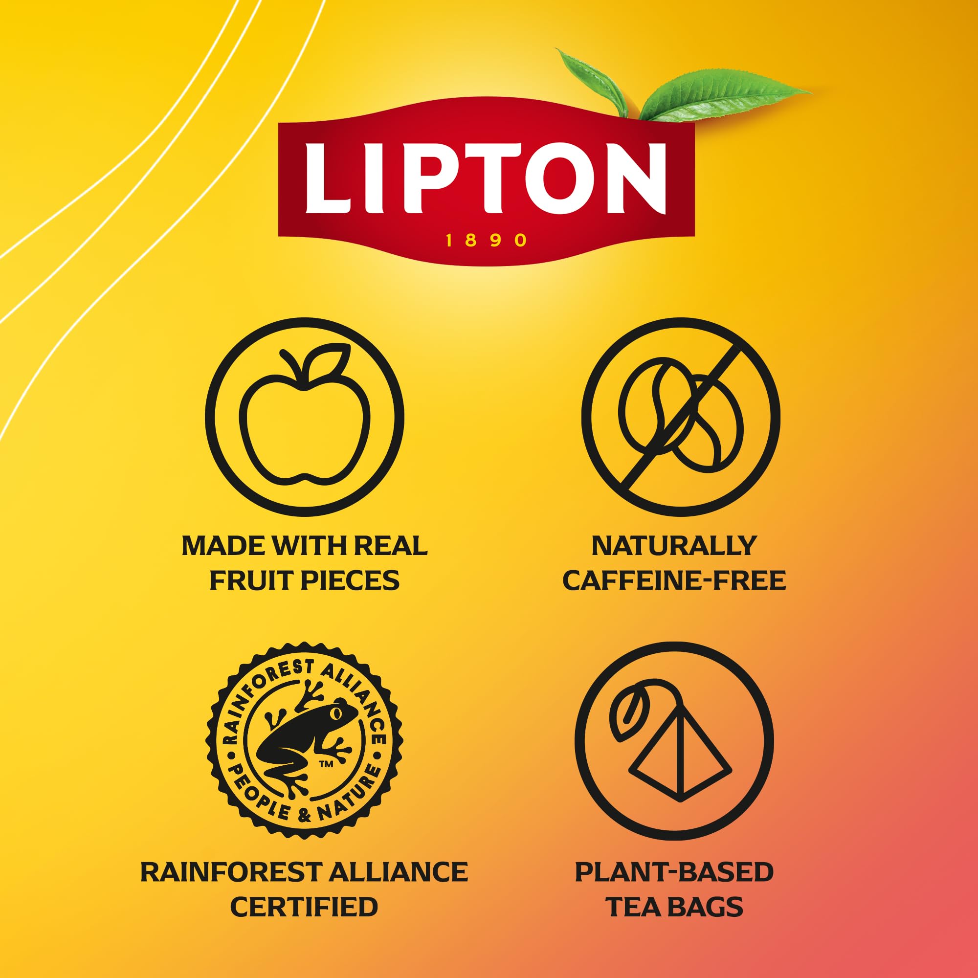 Lipton - Mango Passion Fruit Infusion Herbal Tea Bags 13