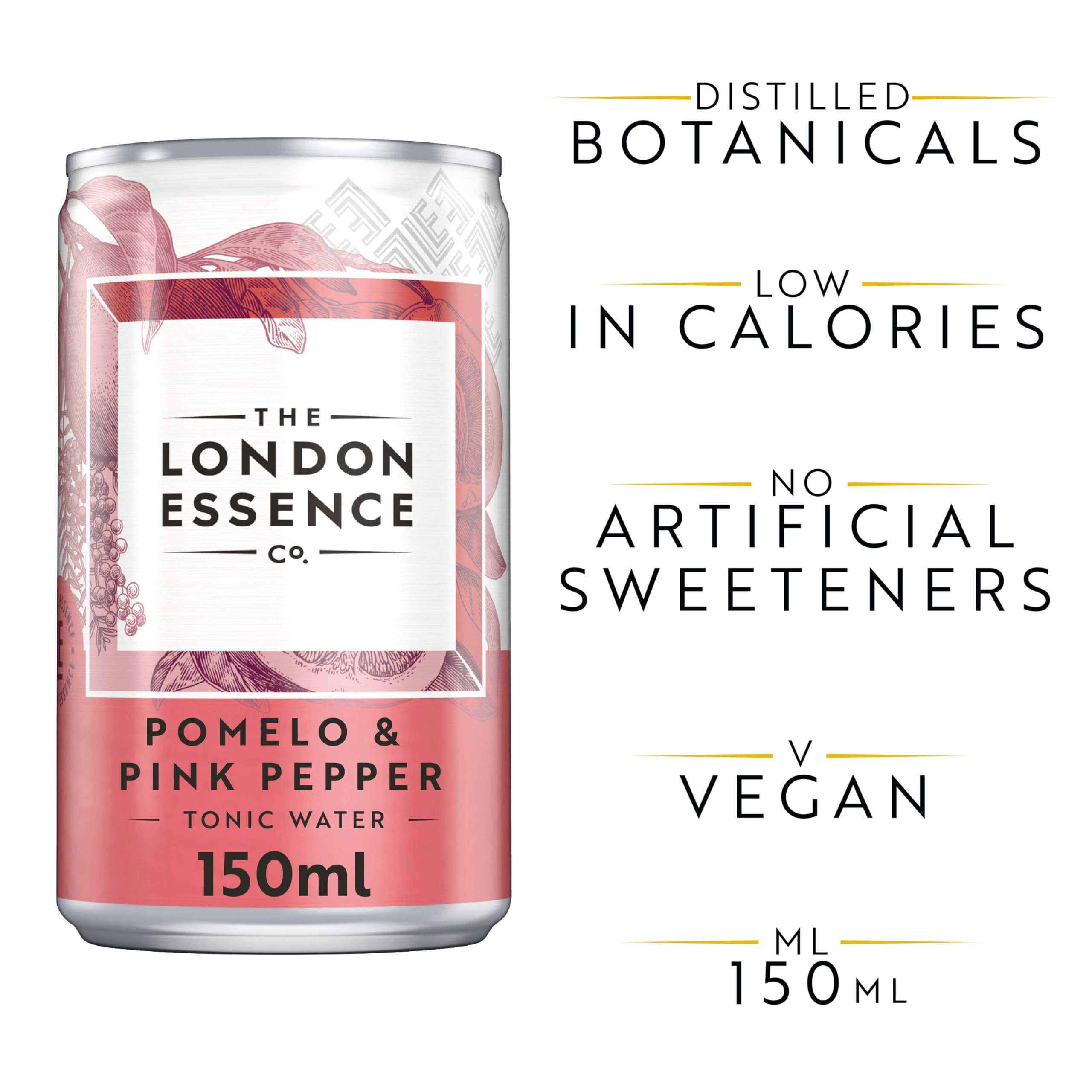 THE LONDON ESSENCE CO. Pomelo & Pink Pepper Tonic - Premium Cocktail Mixer 3
