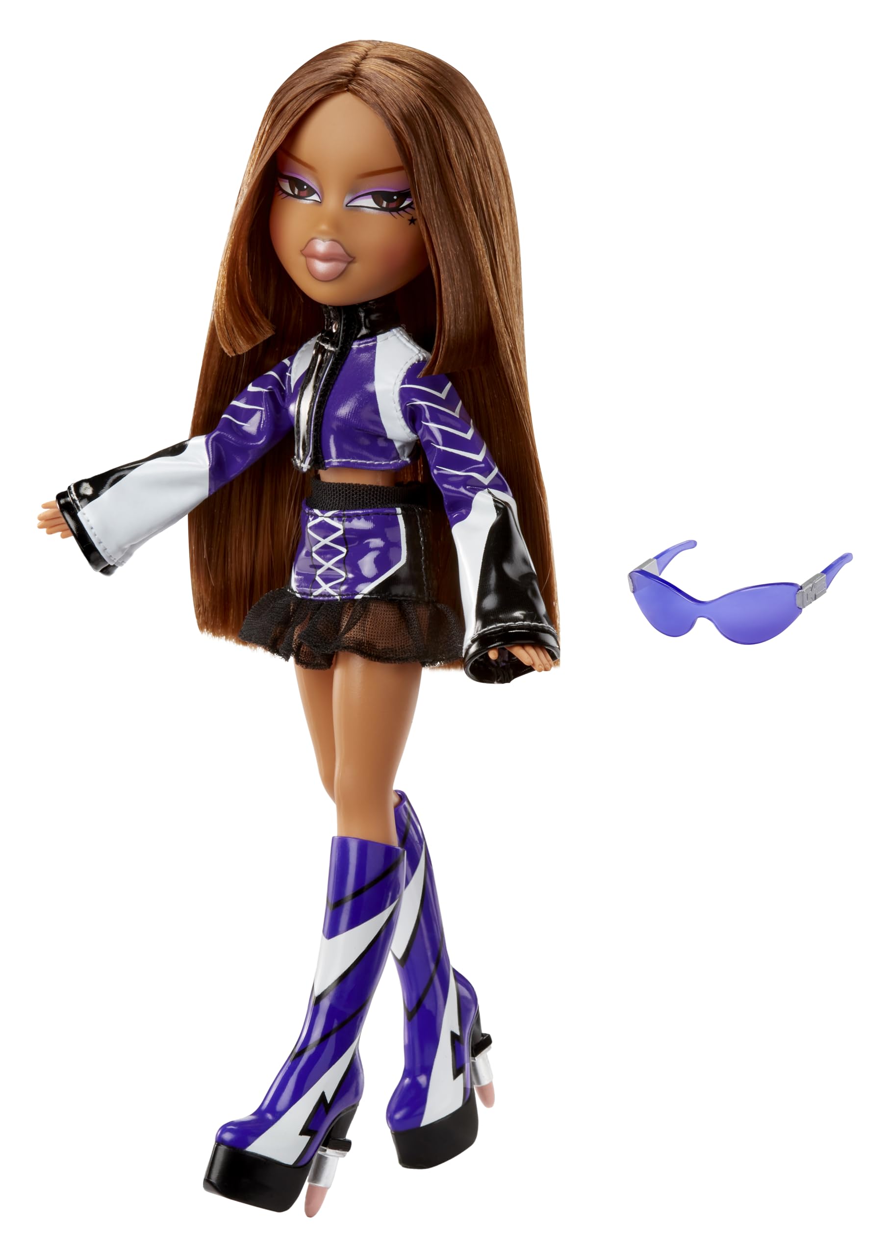 Bratz Scorchin' Yasmin Doll - Moto-Inspired Style | 11.5 inches | Ages 3+