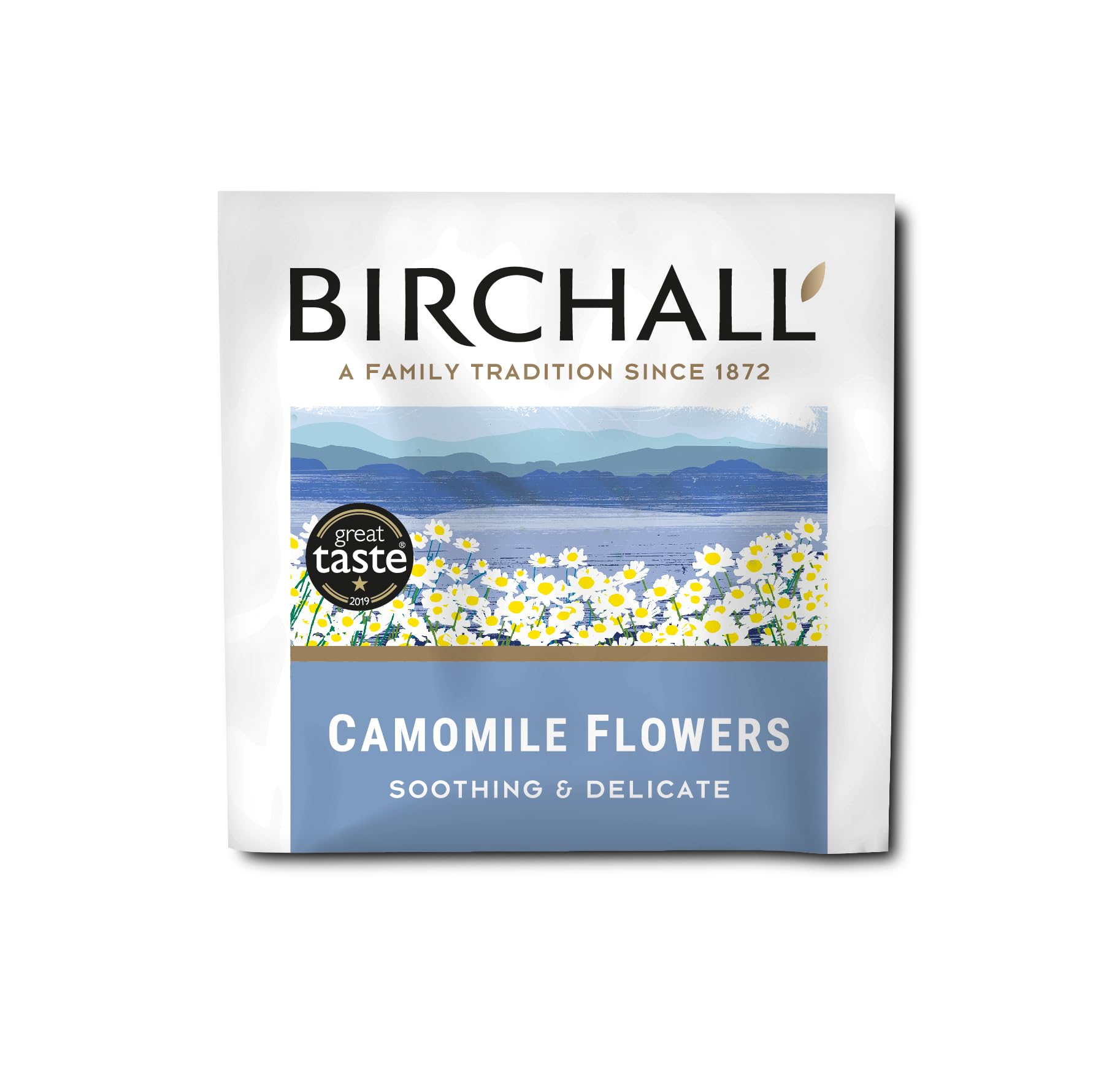 Birchall Camomile Herbal Tea Bags - Caffeine Free, Sleep Support | 25 Count