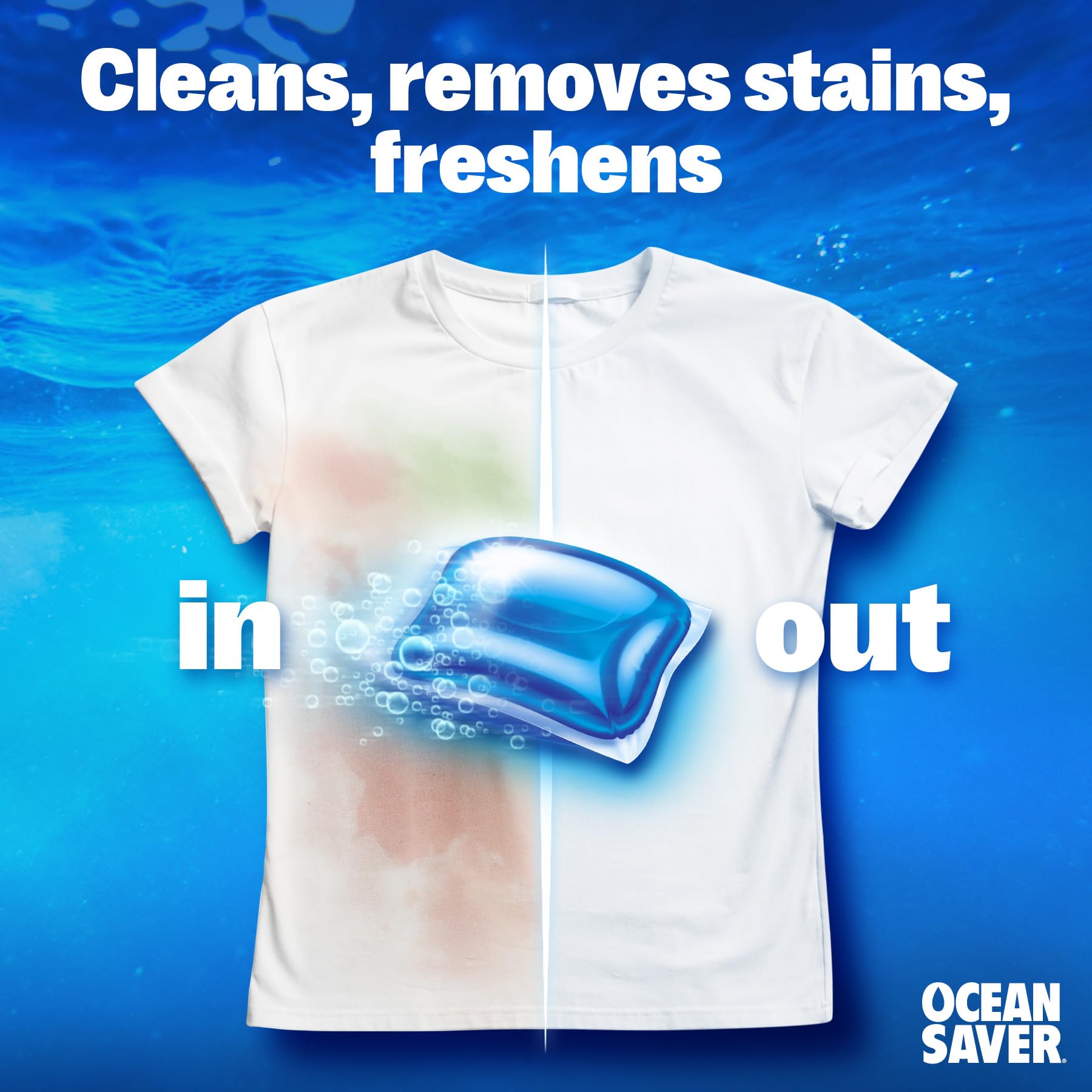 OceanSaver - Eco Non-Bio Laundry Detergent Washing Capsules 30 Washes 2