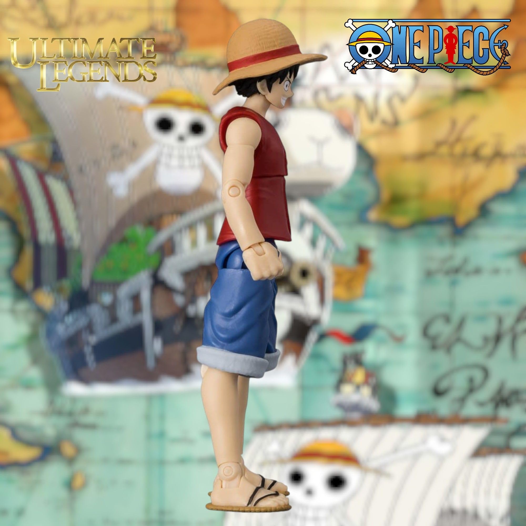 BANDAI Ultimate Legends Luffy Action Figure - 12.5cm Posable Figure with Accessories | Standard Edition 8
