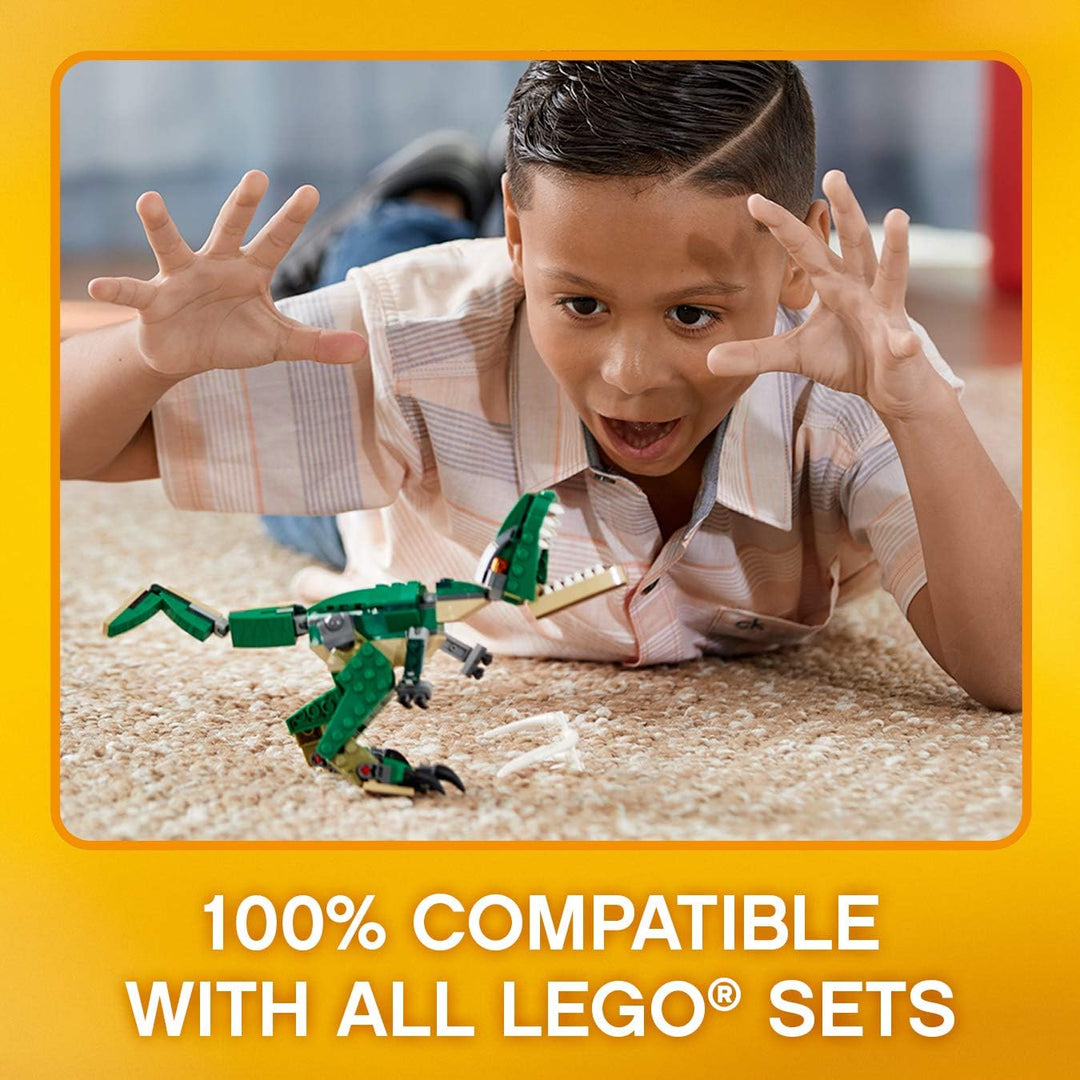 LEGO Creator Mighty Dinosaurs 3-in-1 Building Set - T-Rex, Triceratops & Pterodactyl - 174 Pieces