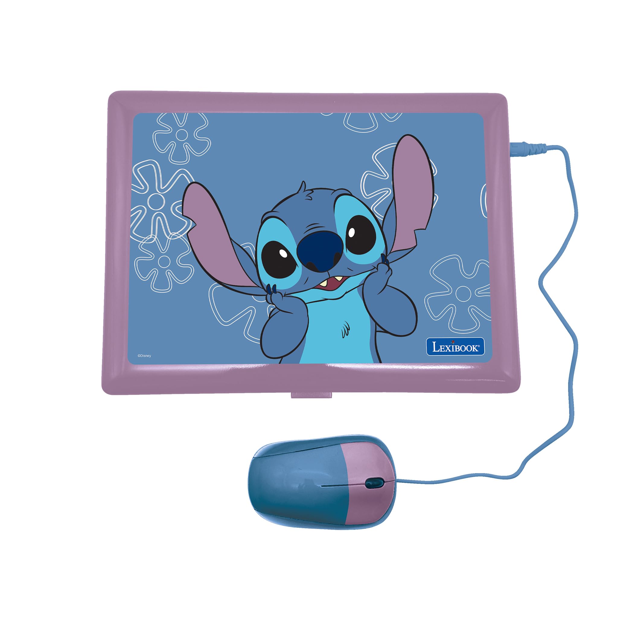 Lexibook Disney Stitch Bilingual Educational Laptop - 170 Activities in English & French for Kids 4+ 14