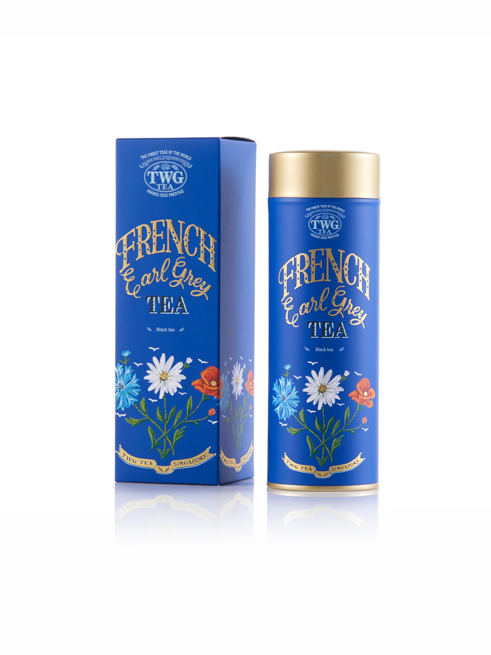 TWG Tea French Earl Grey Loose Leaf Black Tea with Bergamot & Blue Cornflowers 6