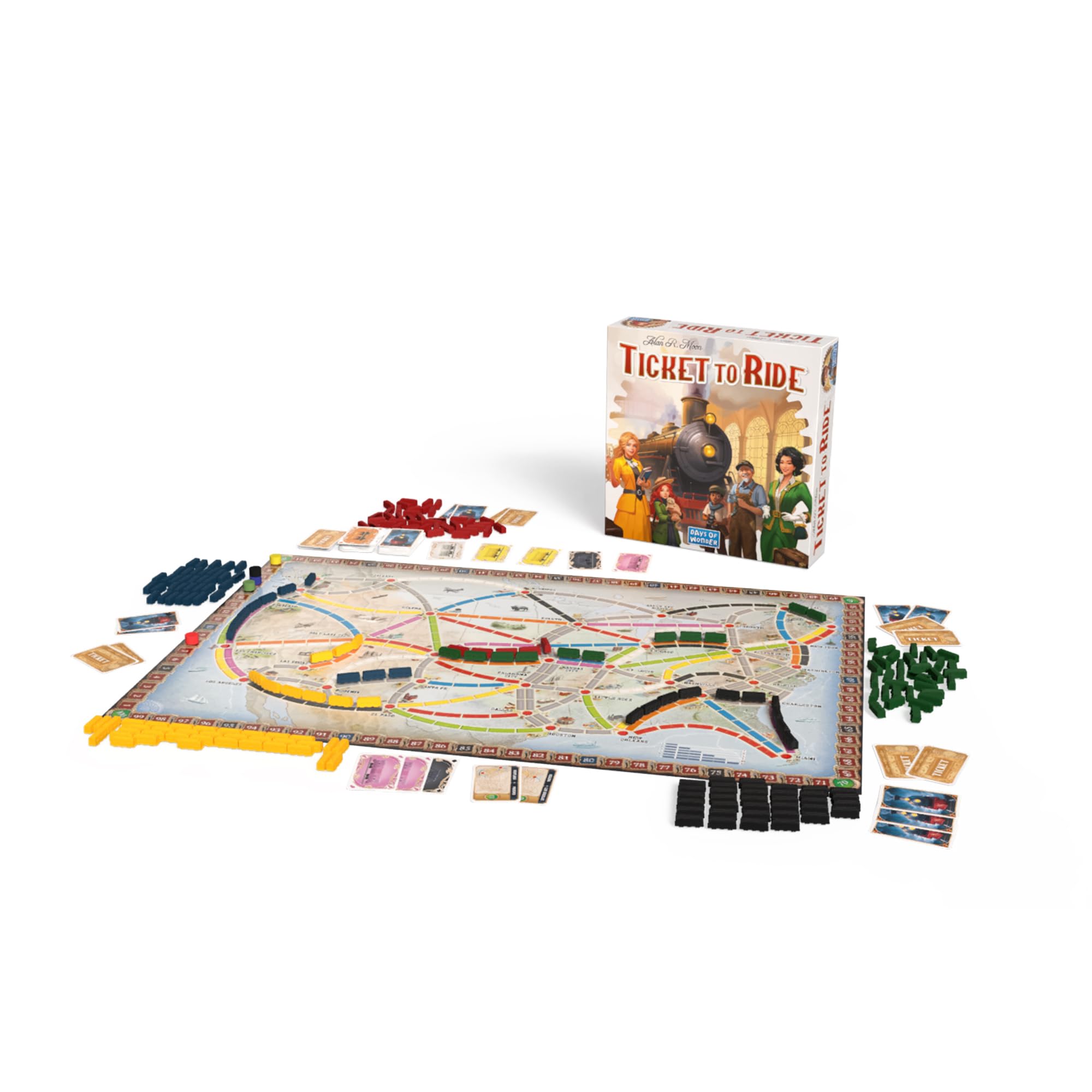 Days of Wonder Ticket to Ride Refresh Edition Board Game | Ages 8+ | 2-5 Players | 30-60 Min Playtime 2