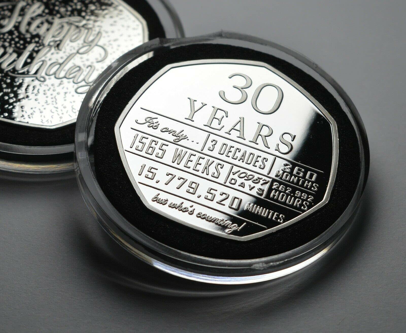 30th Birthday .999 Silver Commemorative Coin - The Commemorative Coin Company 1