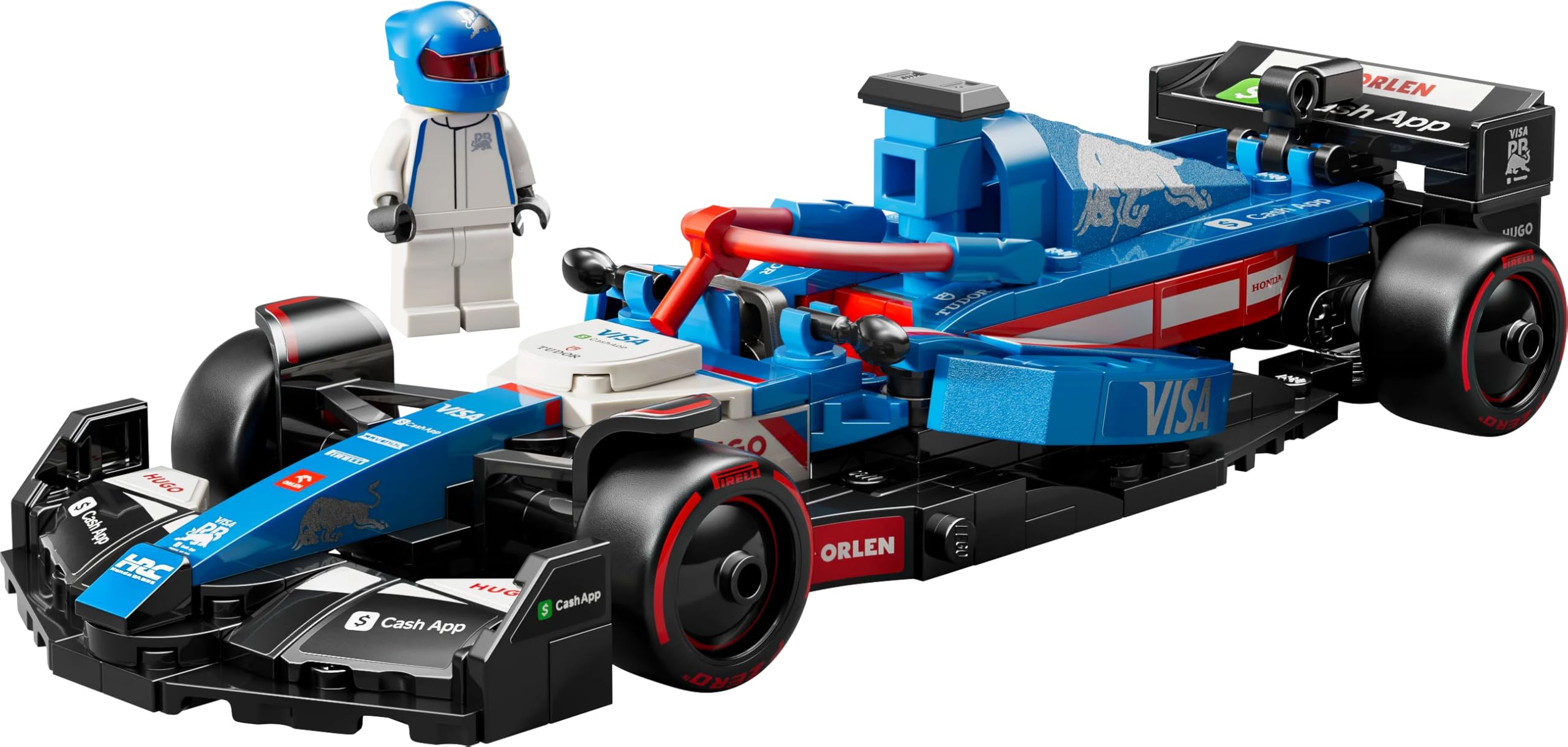 LEGO Speed Champions Visa Cash App RB VCARB 01 F1 Race Car Building Set with Driver Minifigure 2
