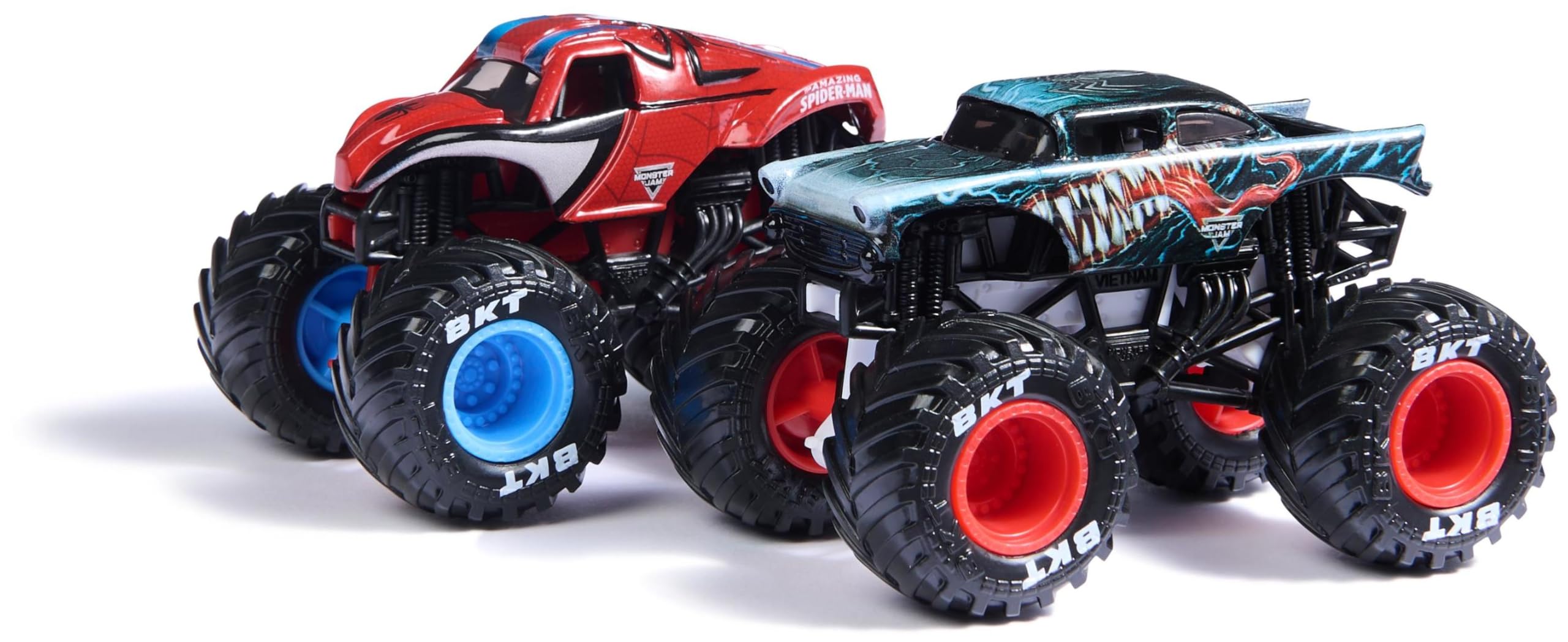 Monster Jam Marvel Iron Man vs War Machine Die-Cast Truck 2-Pack - 1:64 Scale 2