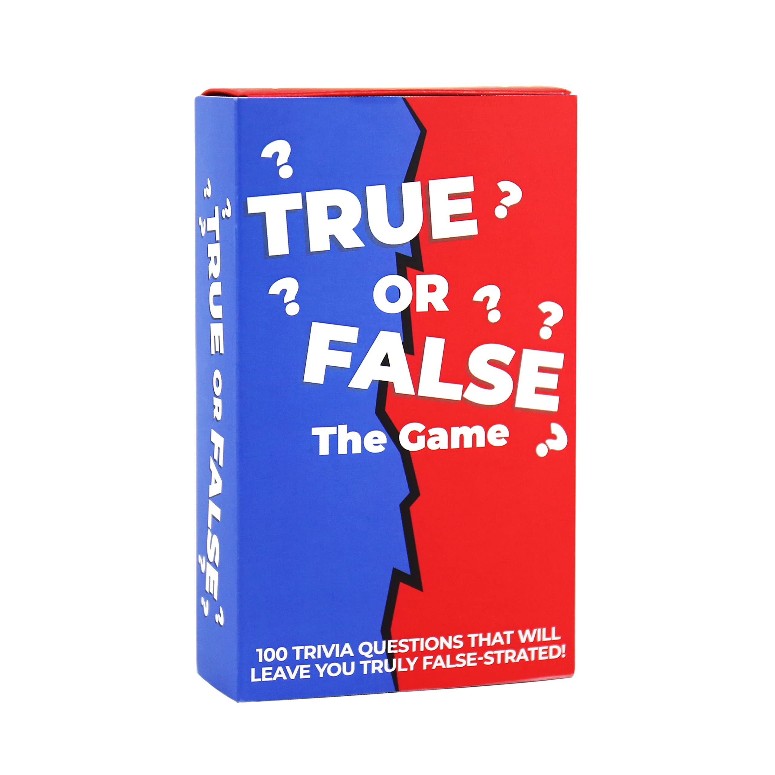 Gift Republic True Or False Trivia Card Game - 100 Tricky Questions | Unisex Adult | Multicoloured 1