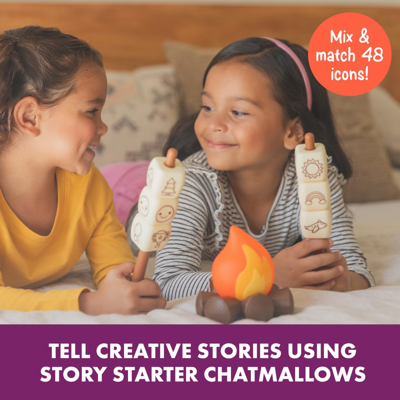 Learning Resources Campfire Chatmallows Story Telling Set - Creative Storytelling Play for Ages 4-8 8