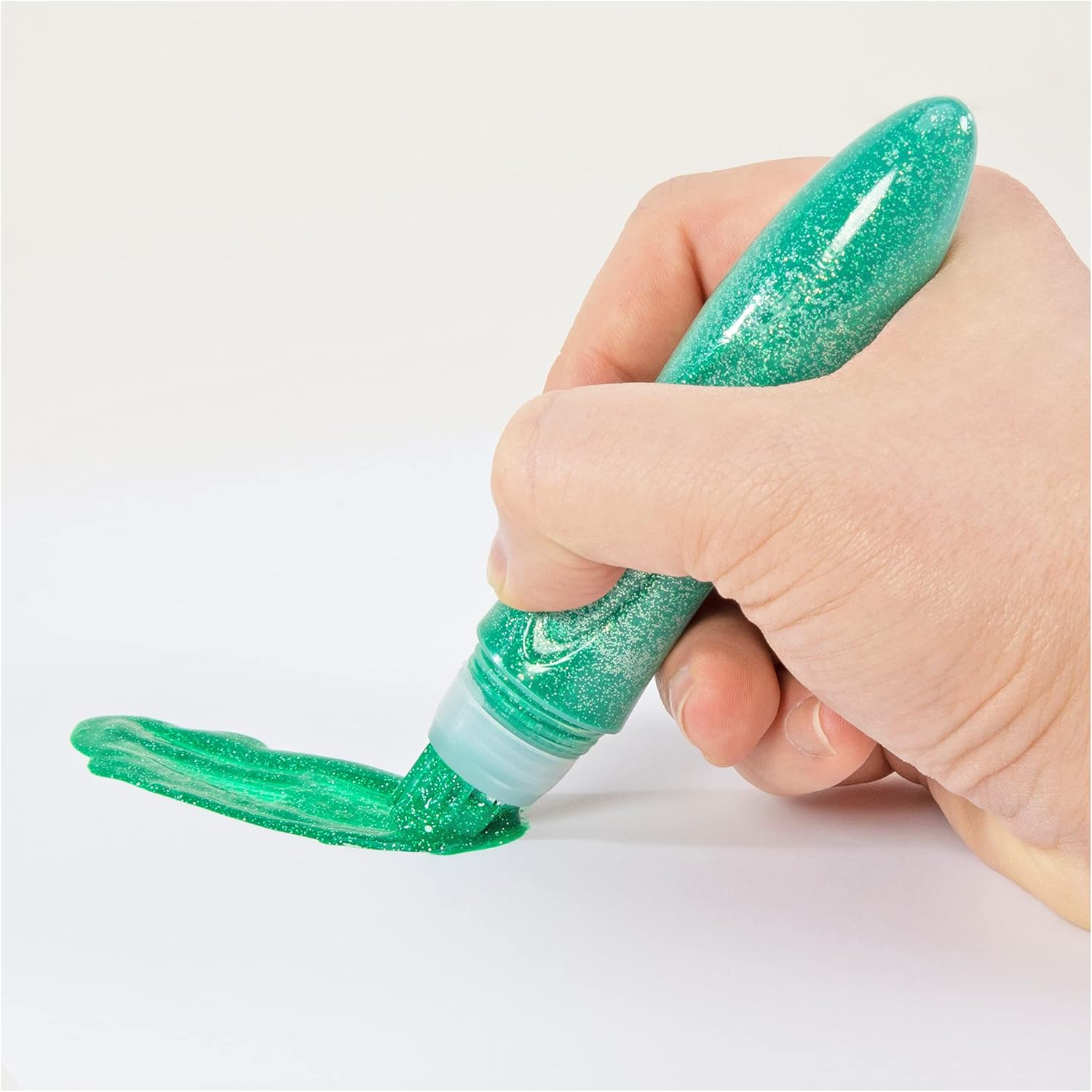 Galt Squeeze 'n Brush - 5 Glitter Colours Fine Tip Paint Pen Set for Kids 2