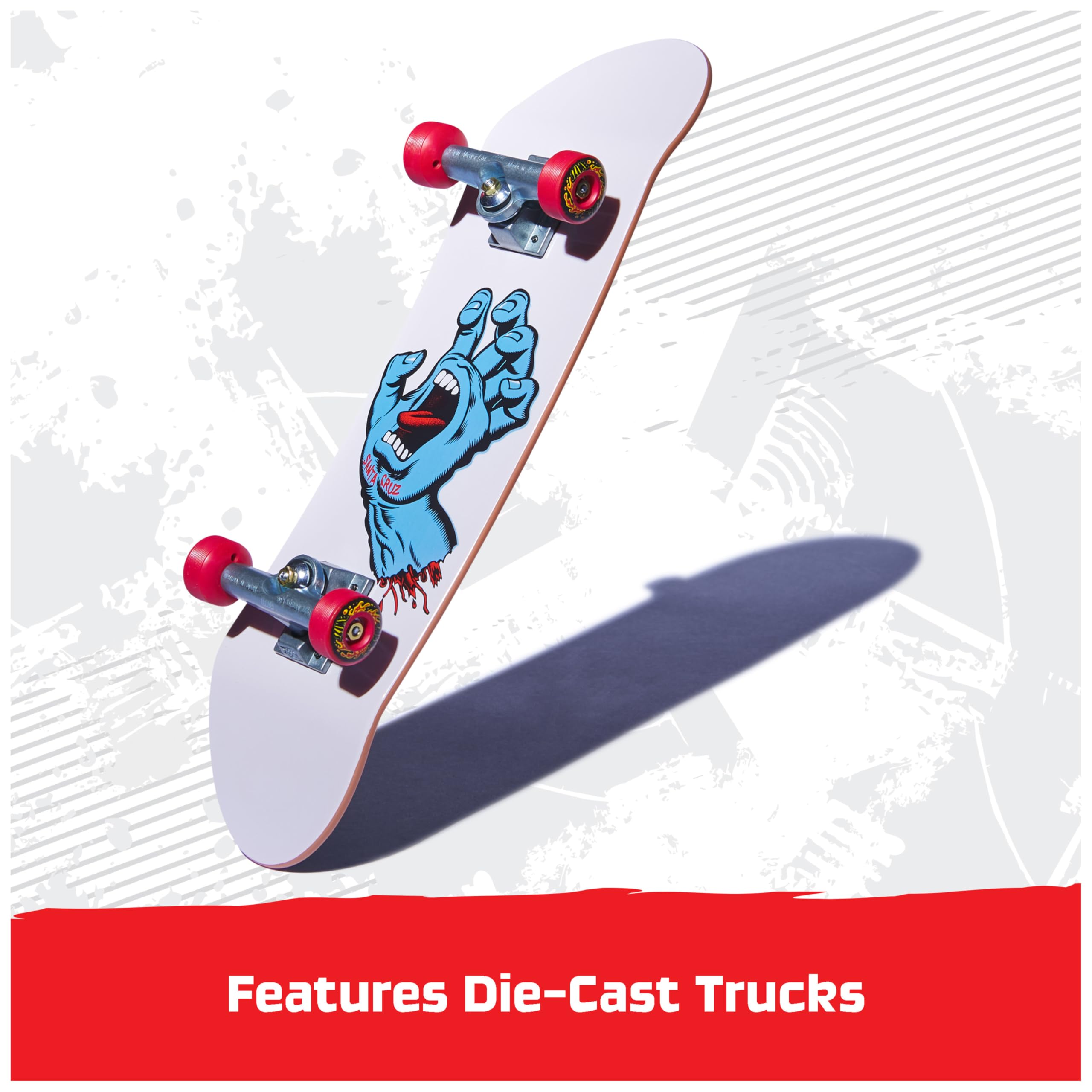 Tech Deck Santa Cruz Handboard - Authentic Mini Skateboard for Kids 6+ 2