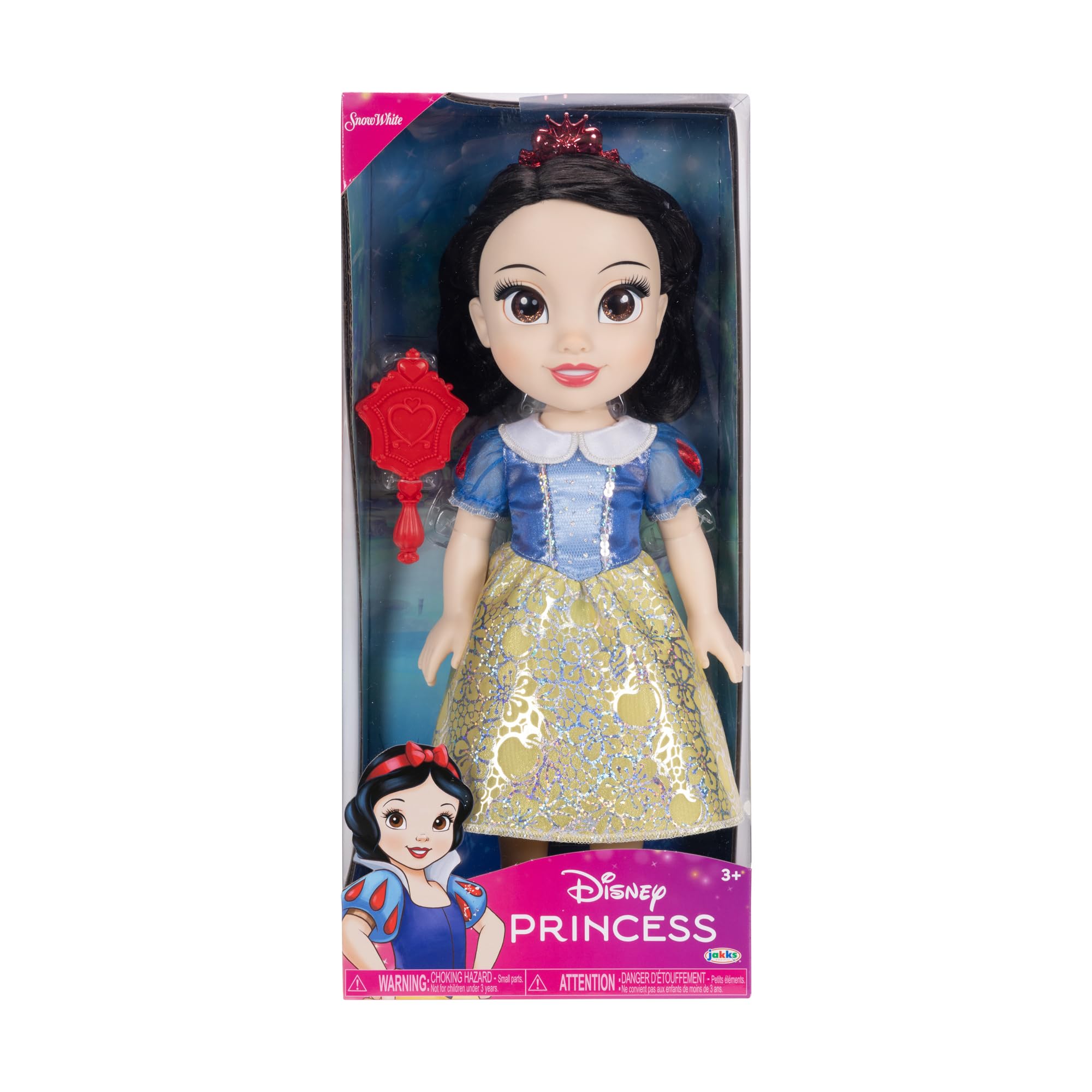 Disney Princess Snow White Fashion Doll - 14"/35cm Tall, Platinum Holofoil Dress | Ages 3+ 3