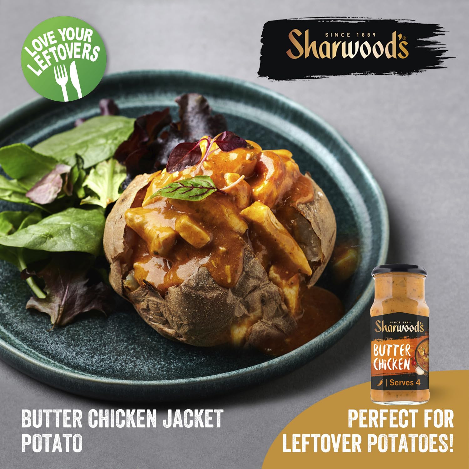 Sharwood's Butter Chicken Curry Sauce - 30% Less Fat | Creamy Tomato & Mild Spice | 420g Jar 3