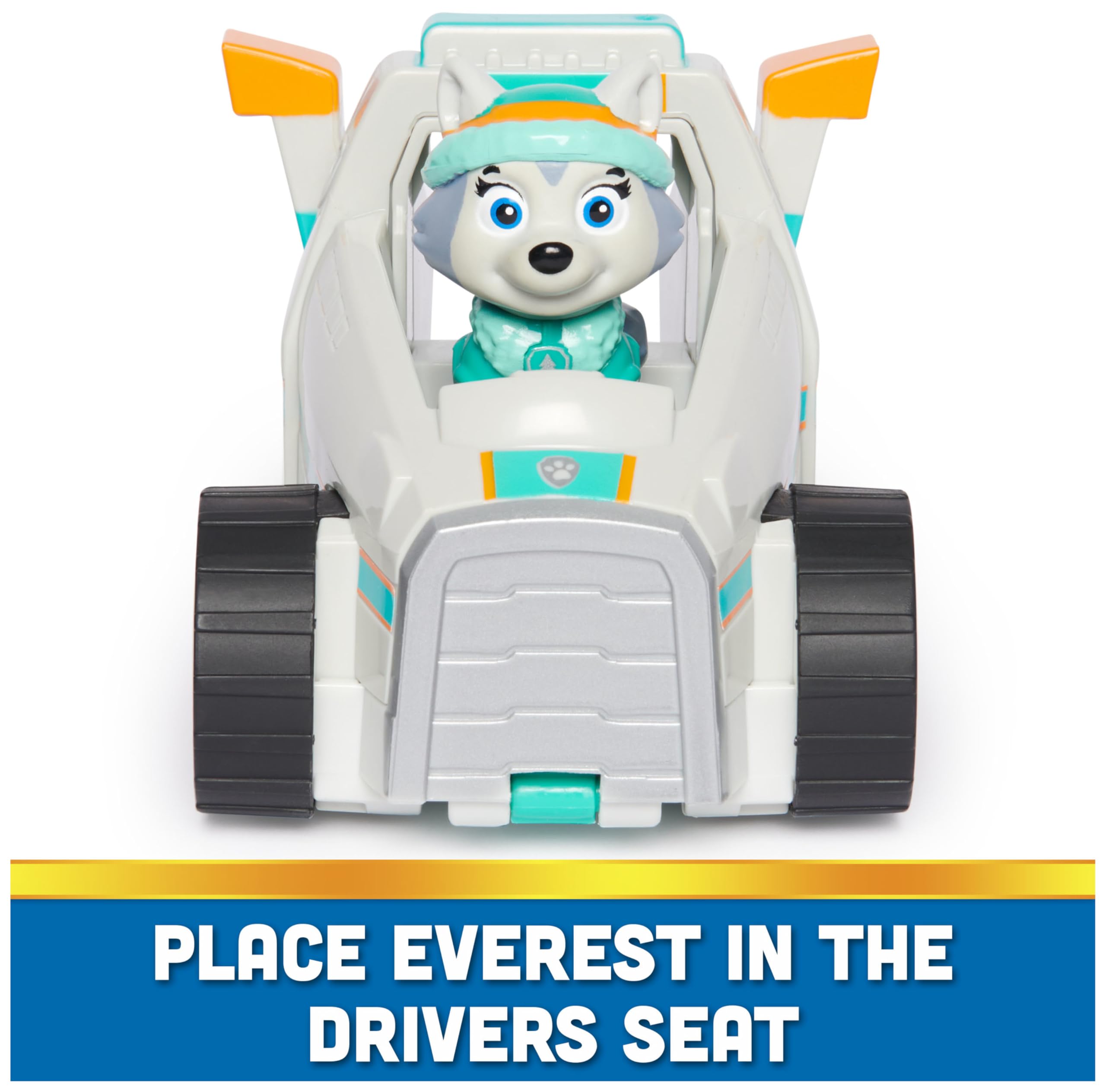 Paw Patrol Everest's Snow Plow - Collectible Vehicle with Action Figure, Ages 3+ 2