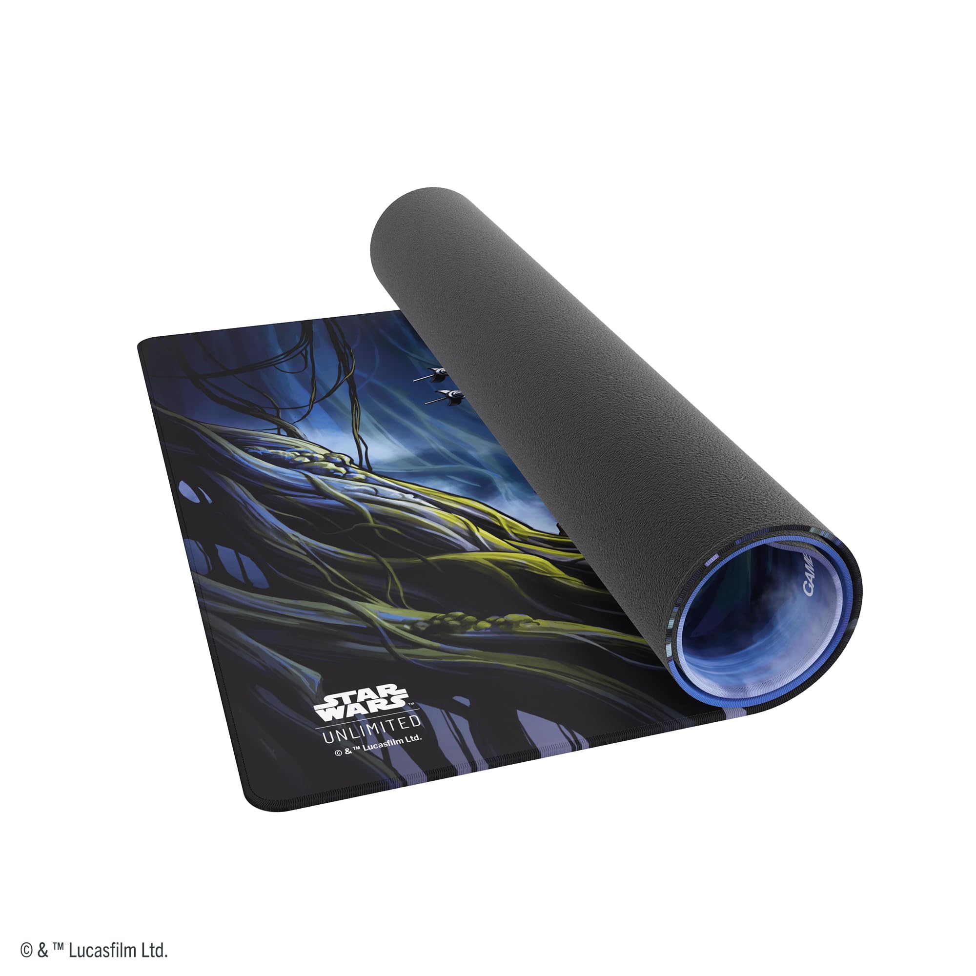 Gamegenic Star Wars: Unlimited Game Mat Set 5 - Dagobah | 2mm Thick Rubber | Unisex Adult 2