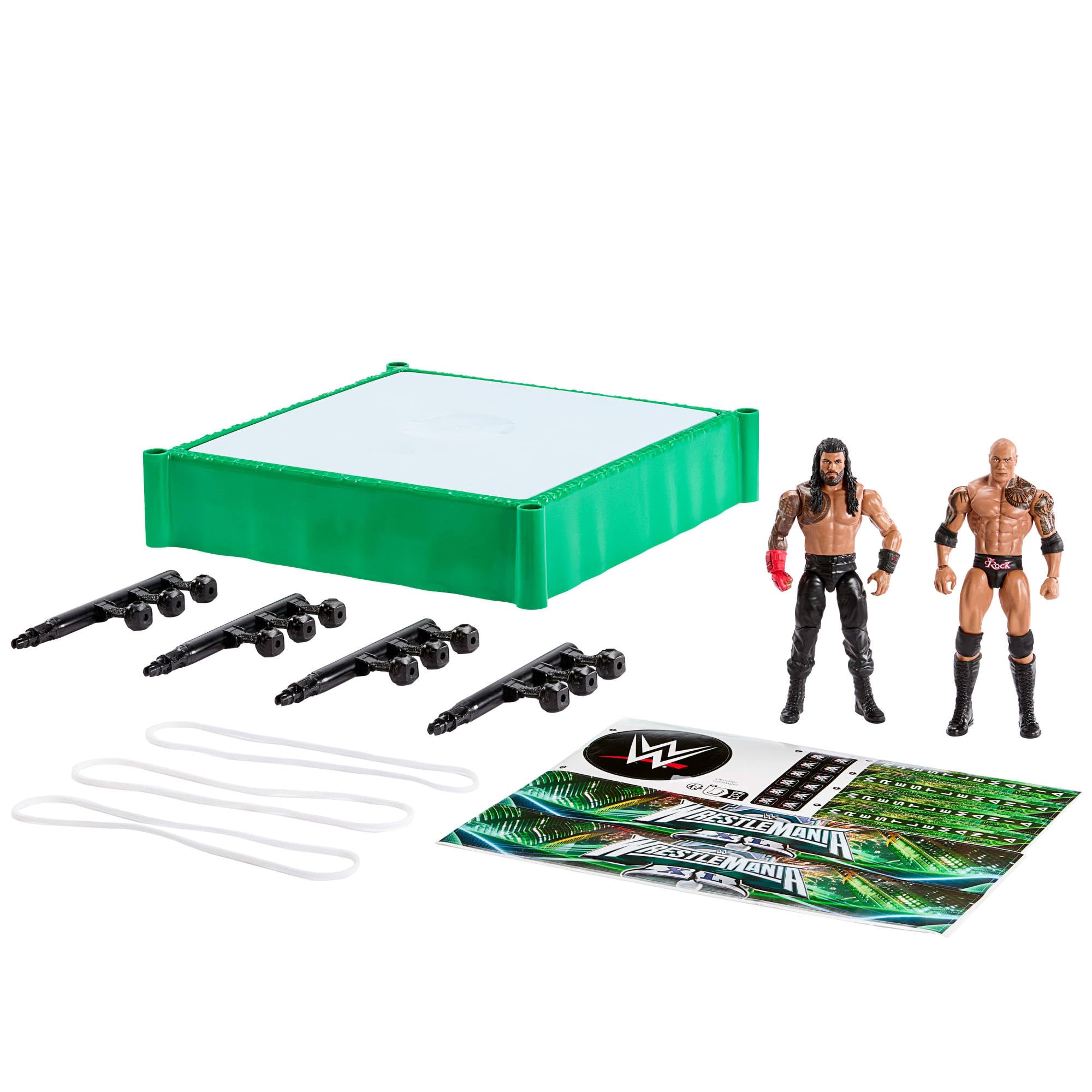Mattel WWE Bloodline Rules Playset with Ring & 2 Action Figures - 6 Inch Scale 3