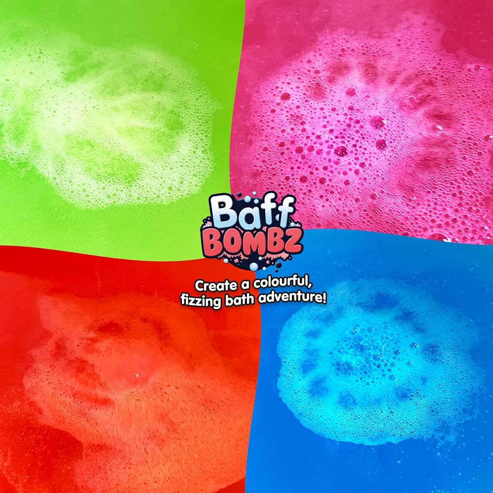 ZIMPLI Christmas Tree Baff Bombz | Stocking Filler | Christmas Cake Scent | 80g