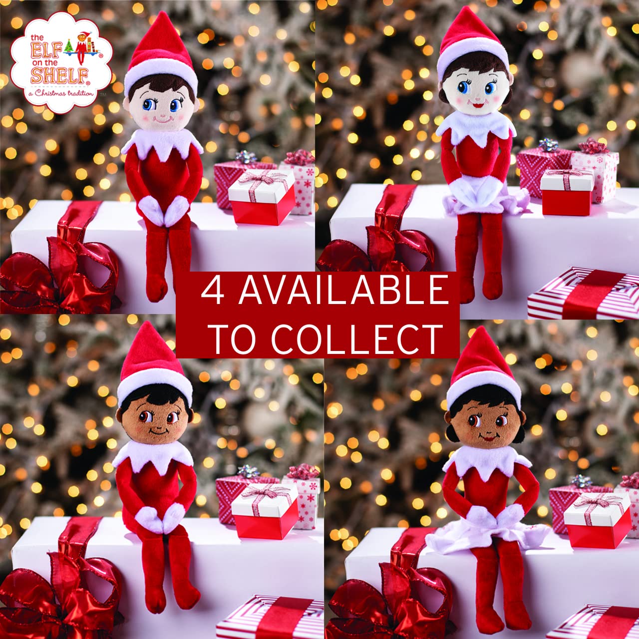 Elf on the Shelf Plushee Pal Snuggler - 12-inch Cuddly Plush Girl Elf 13