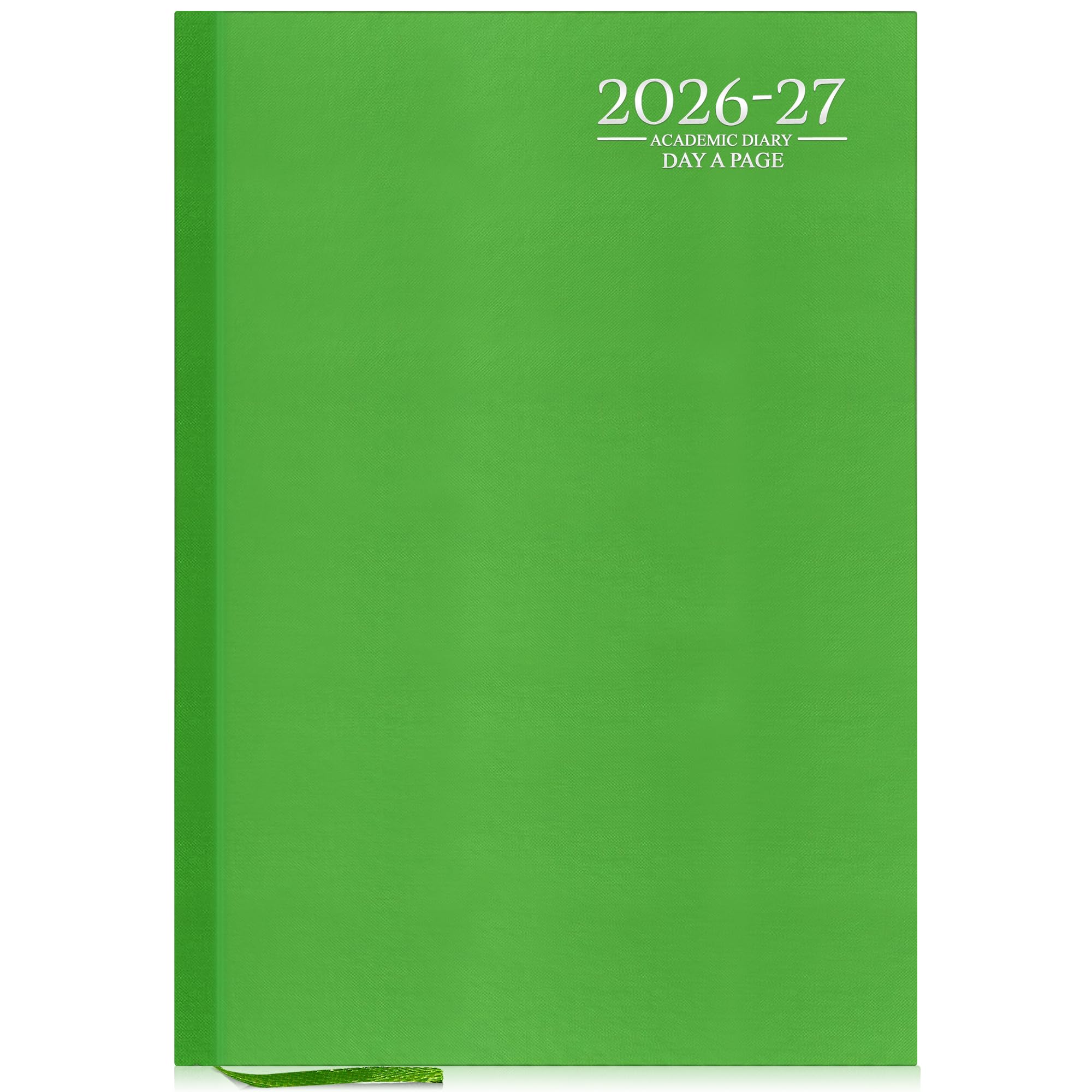 G4GADGET 2026-2027 Academic Diary | A5 Day A Page | Lime Green Hardback
