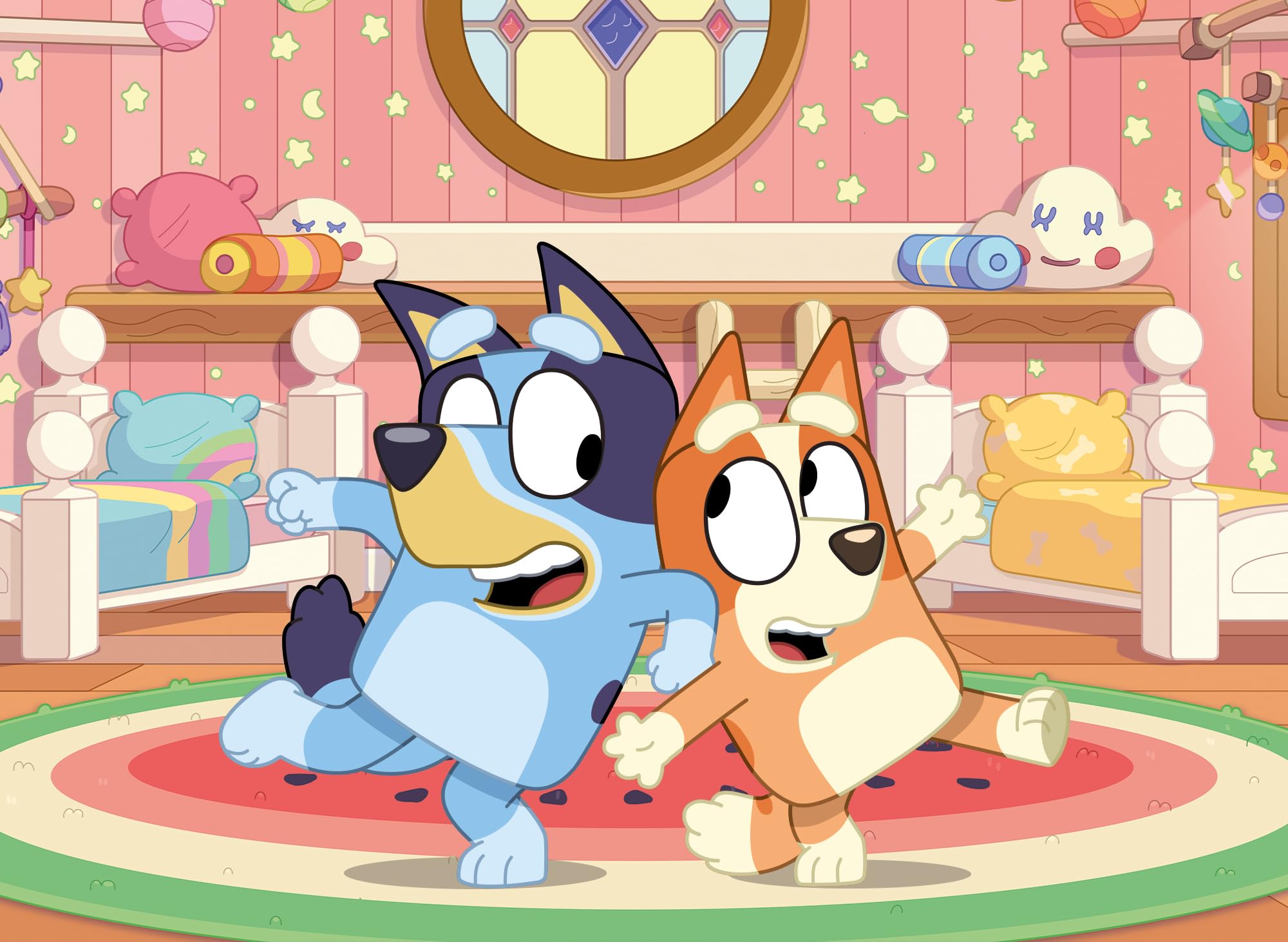 Liscianigiochi Bluey Double-Sided Colouring Jigsaw Puzzle - 24 Pieces | Ages 3+