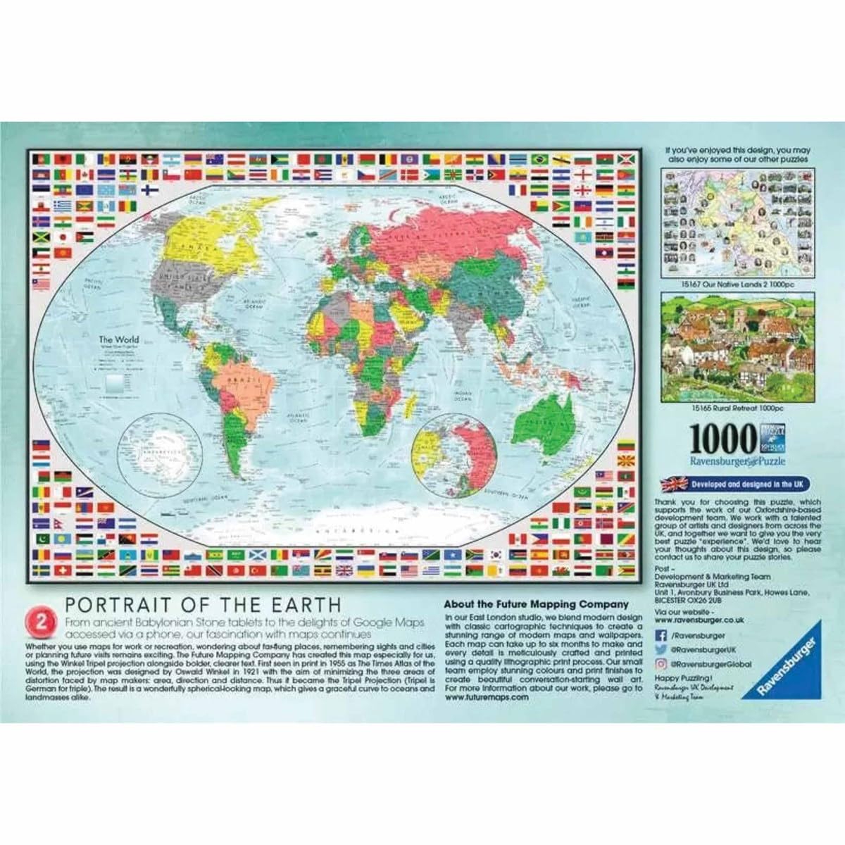 Ravensburger Portrait of The Earth 1000 Piece Jigsaw Puzzle - Premium Adult Puzzle 3