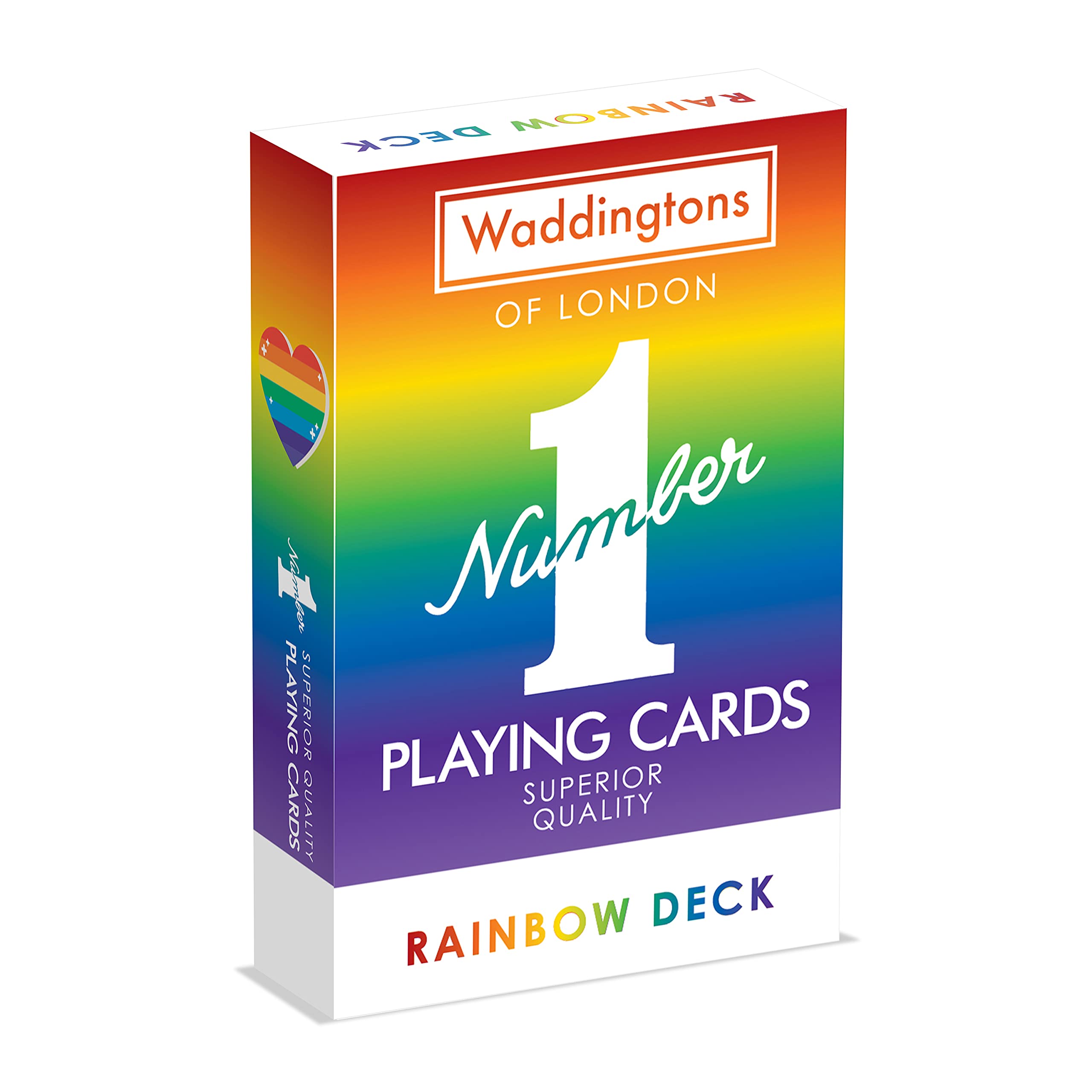 Waddingtons Number 1 Rainbow Playing Cards - 54 Cards, Unisex Children, Ages 6+