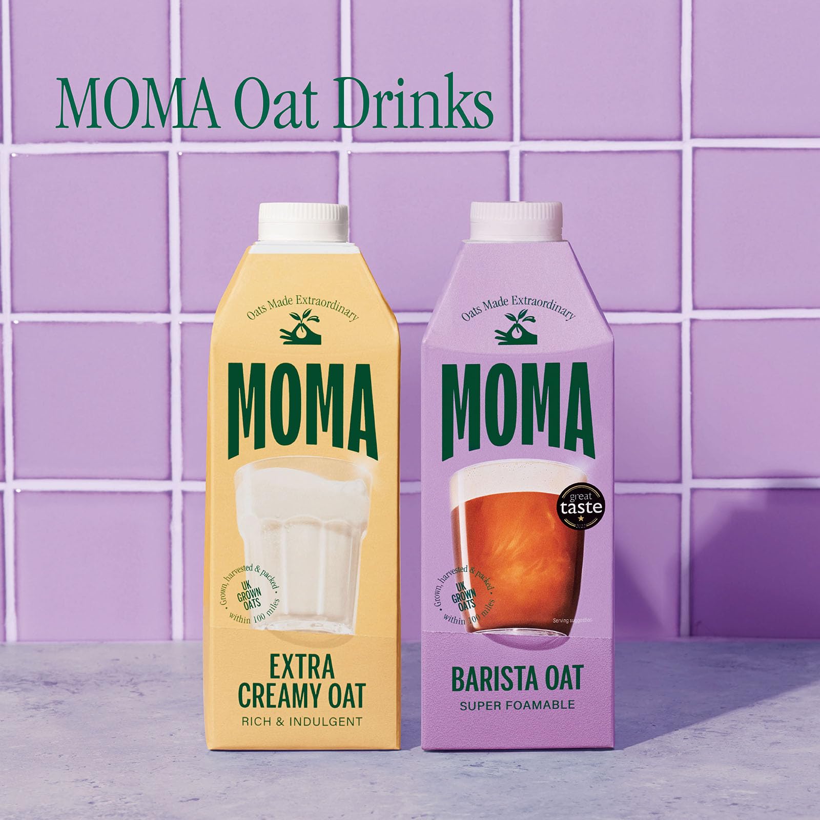 MOMA Extra Creamy Oat Drink - 750ml - 100% Plant-Based, Vegan, No Added Sugar 4